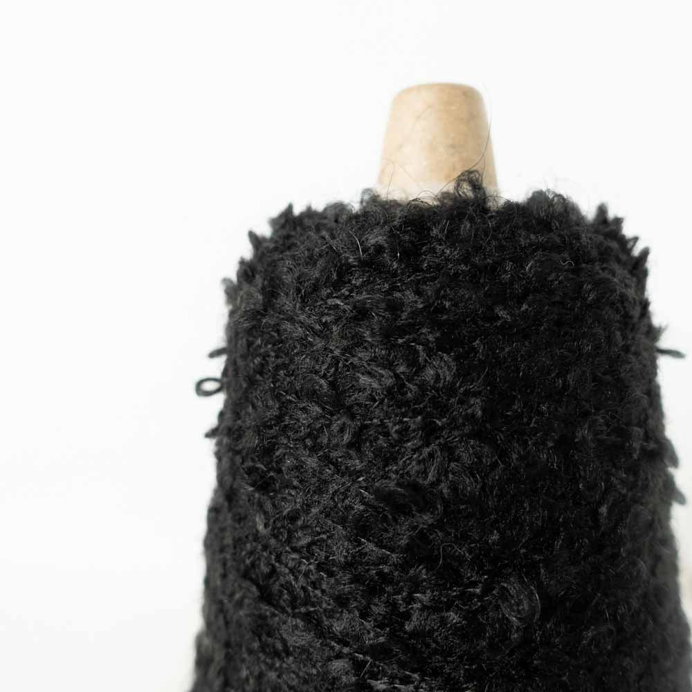 1/6 Mohair Blend Boucle - Black