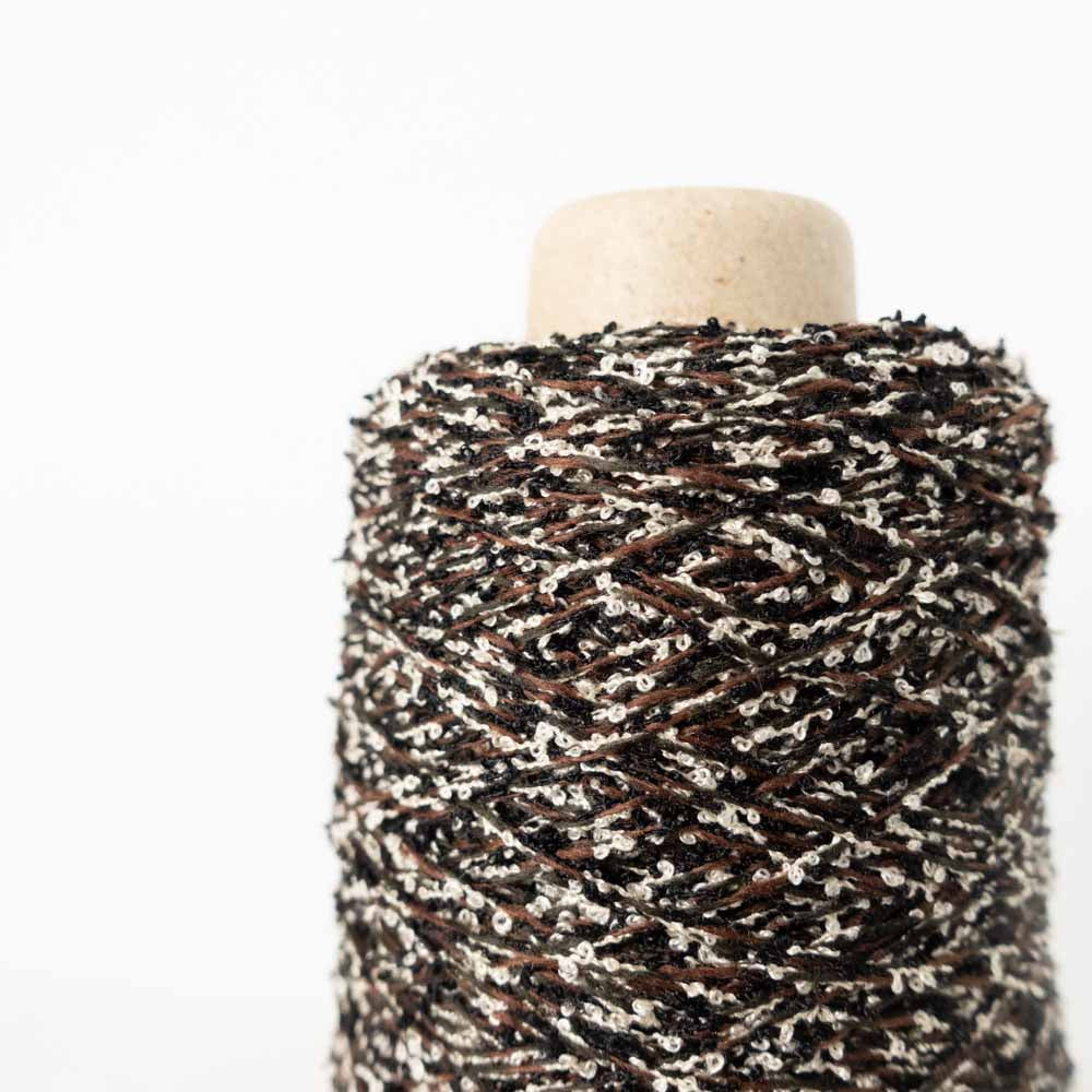 1/5 Tweed Boucle - Brown x Black