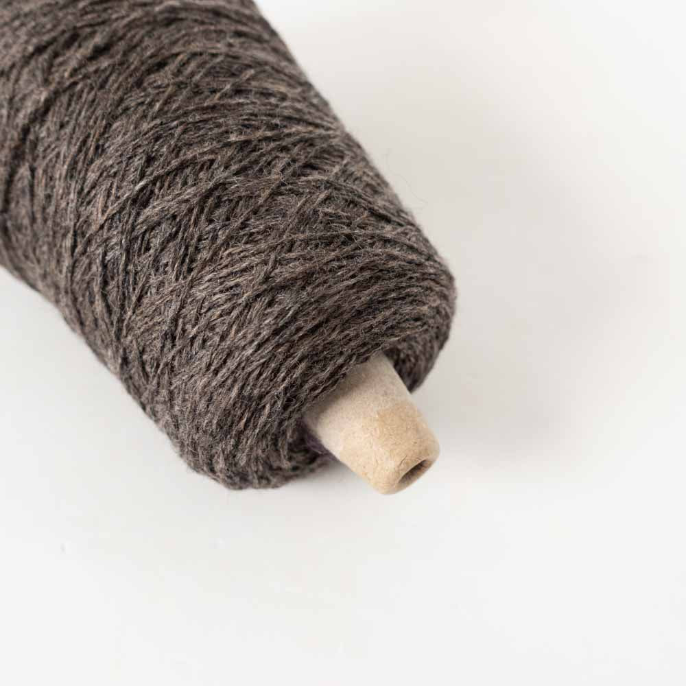 2/26 Lamb Cashmere - Heather Dark Brown