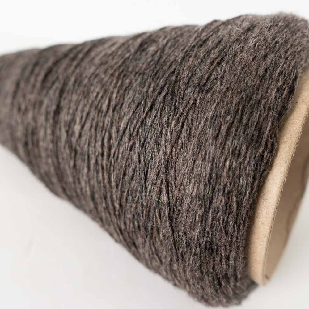 2/26 Lamb Cashmere - Heather Dark Brown