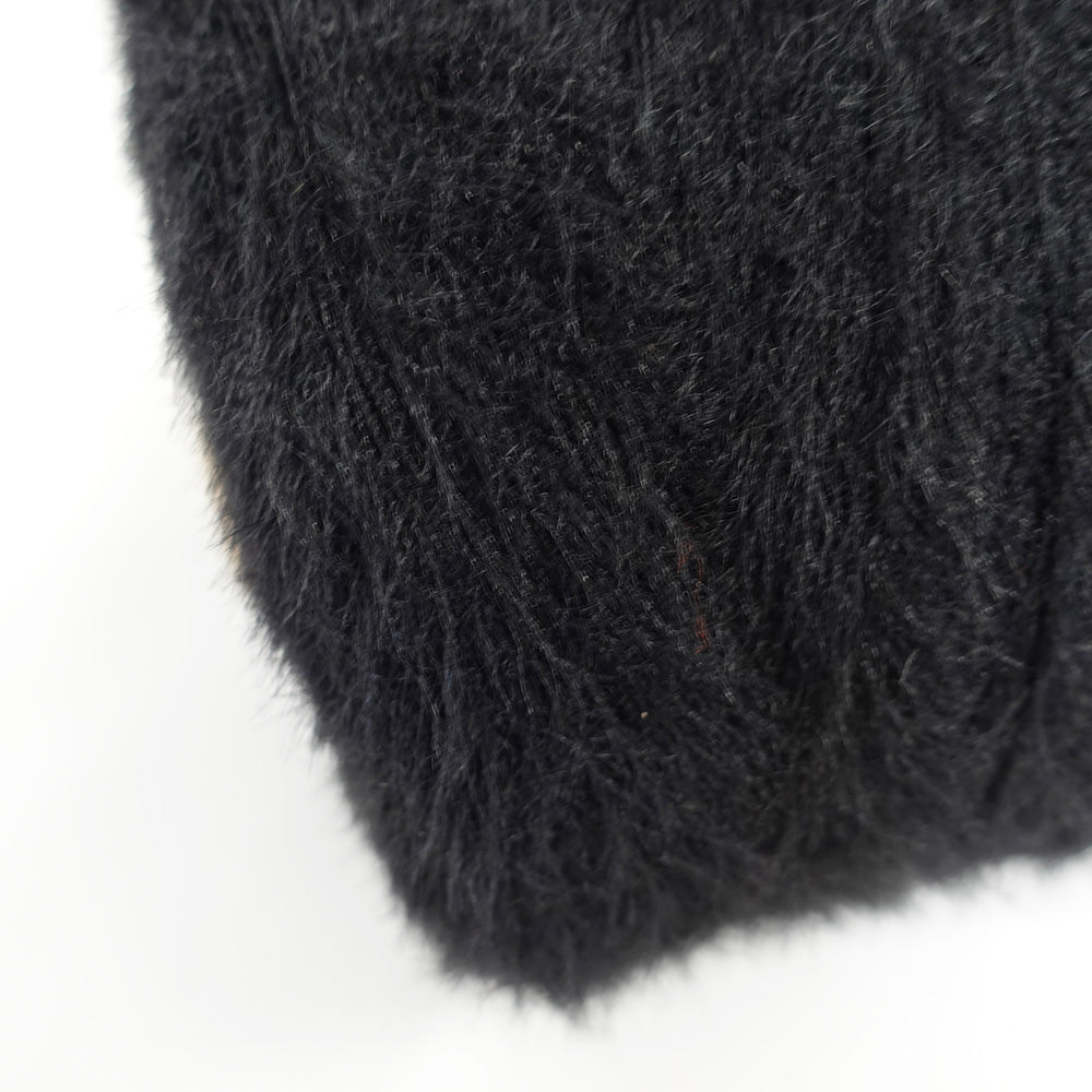 [Only one available] -big project- Straight fur yarn - black