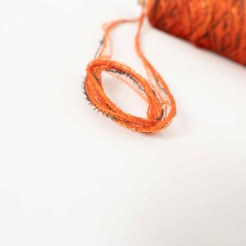 &lt;Halloween Series&gt; WOOL SOCK YARN - Jack-o'-Lantern