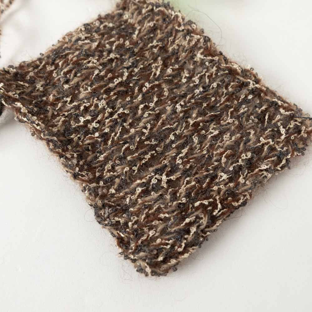 1/5 Tweed Boucle - Brown x Black