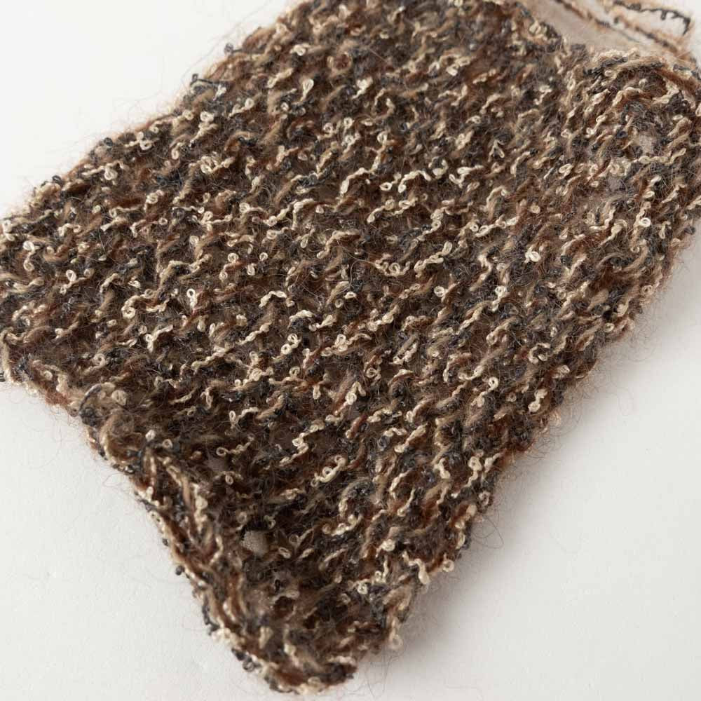 1/5 Tweed Boucle - Brown x Black