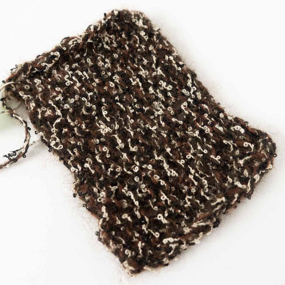 1/5 Tweed Boucle - Beige x Brown