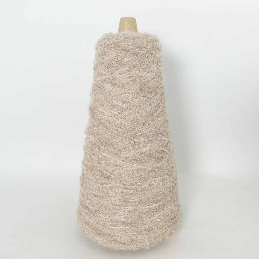 [New!] 1/8 Fluffy Baby Alpaca Boucle - Melange Beige