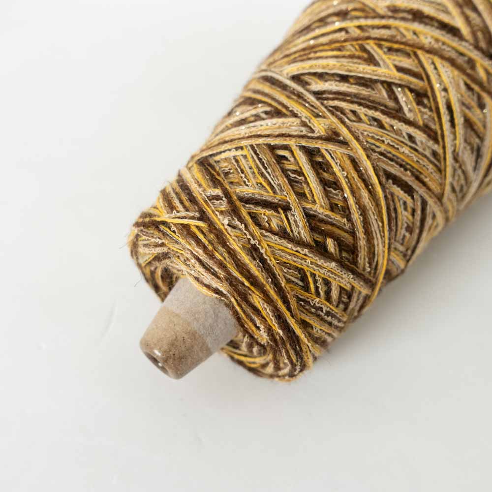 &lt;Safari Series&gt; WOOL SOCK YARN - LION (with glitter)