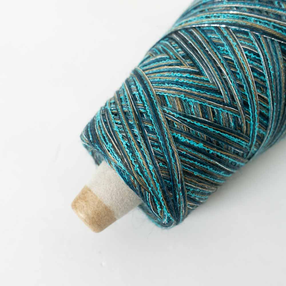 WOOL SOCK YARN W240926-1 (sock yarn) (with glitter)