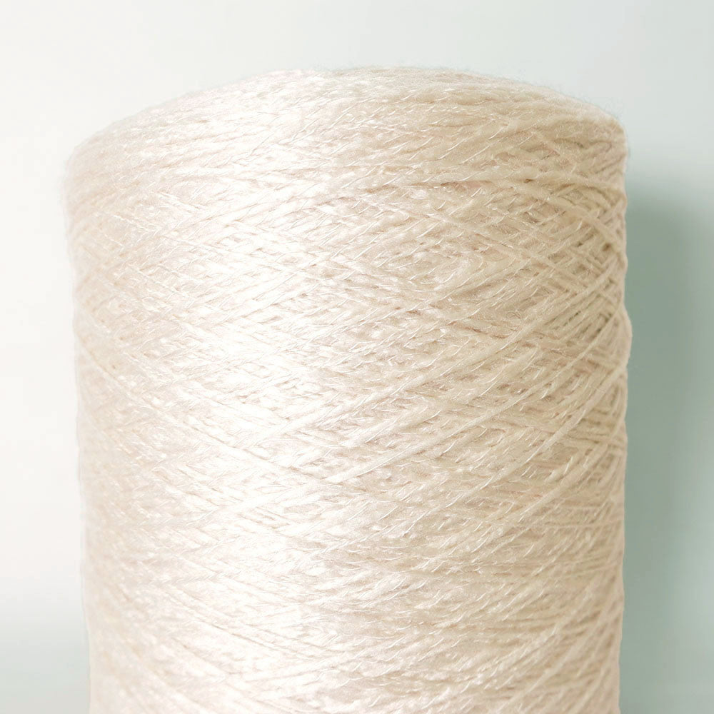 7/20 Rewind Request &lt;Special Price&gt; -big project- 1/6 Slub Yarn - White Beige