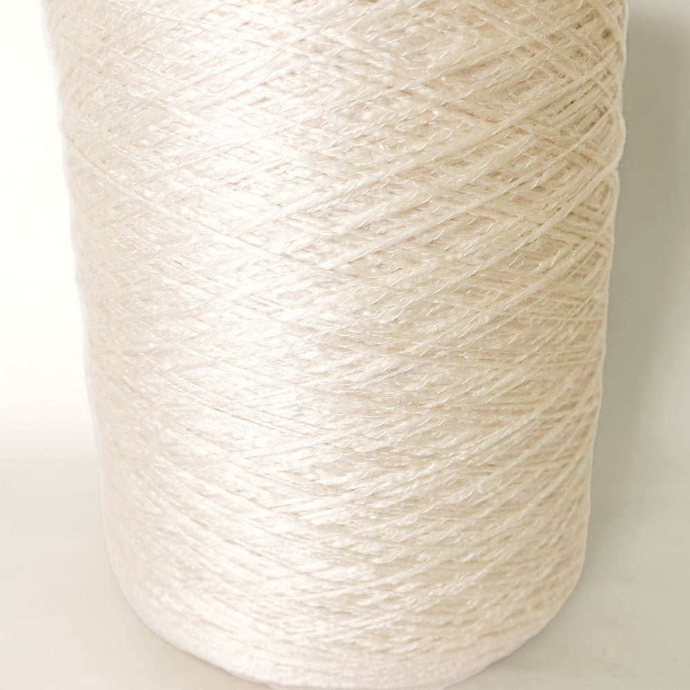 7/20 Rewind Request &lt;Special Price&gt; -big project- 1/6 Slub Yarn - White Beige