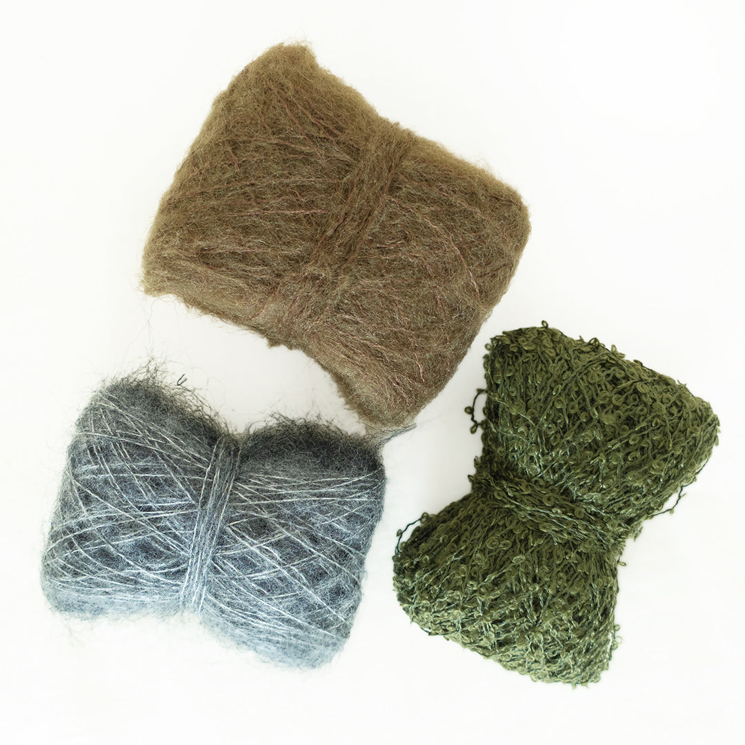 [Chouchou pattern free] Moss [Set] (Let's knit a forest)