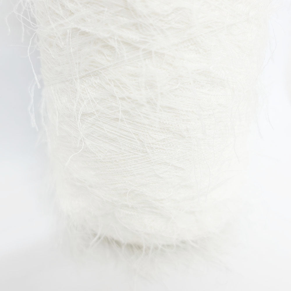 1/8.5 Nylon Curly Yarn - White