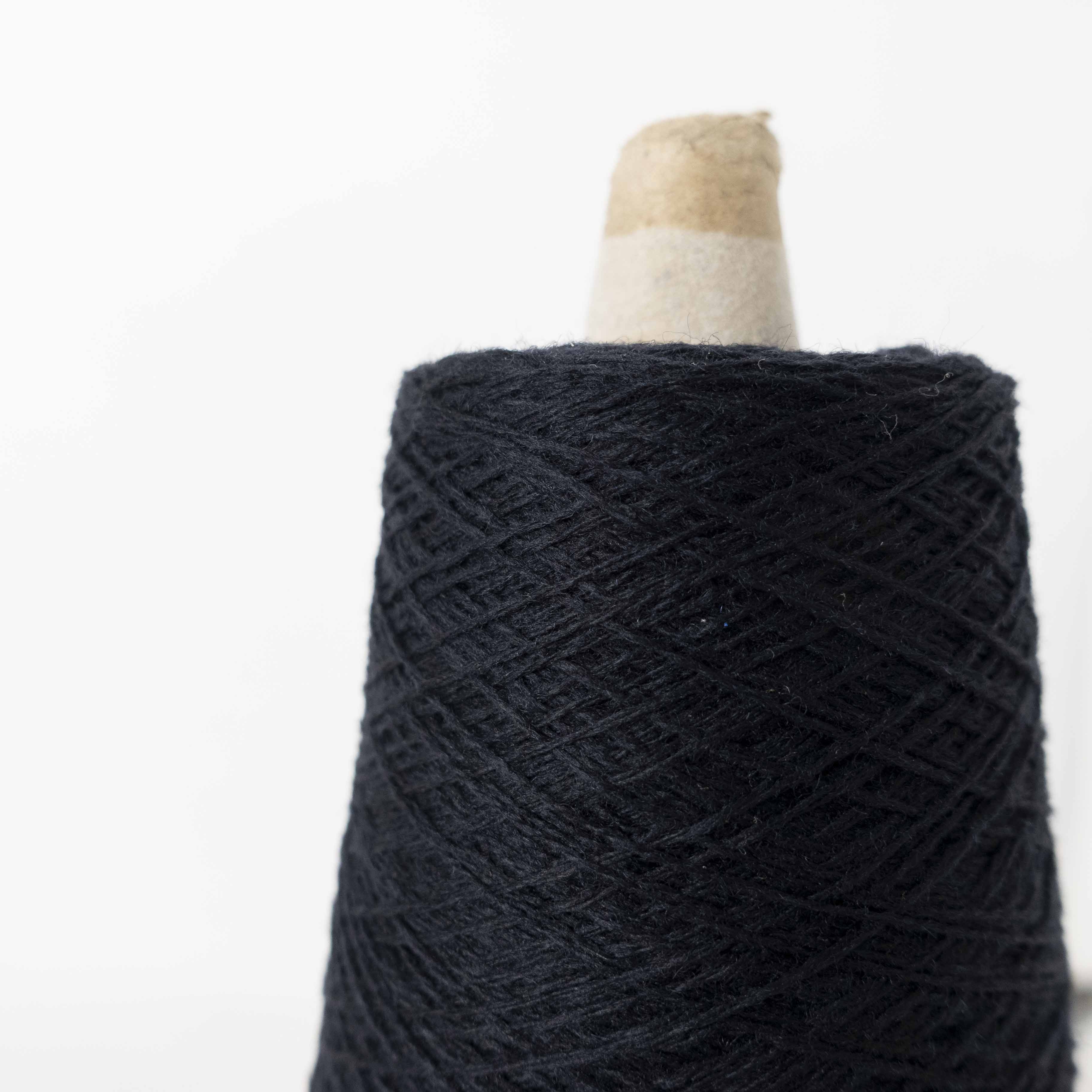 2/26 Lamb Cashmere - Heather Dark Navy