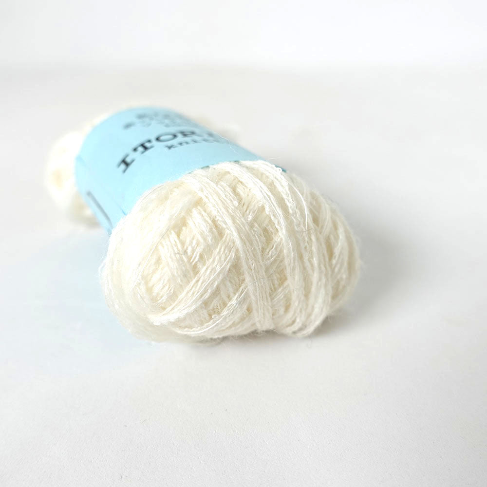 Sock yarn small roll 10g x 5 pack - Wheat straw daisy