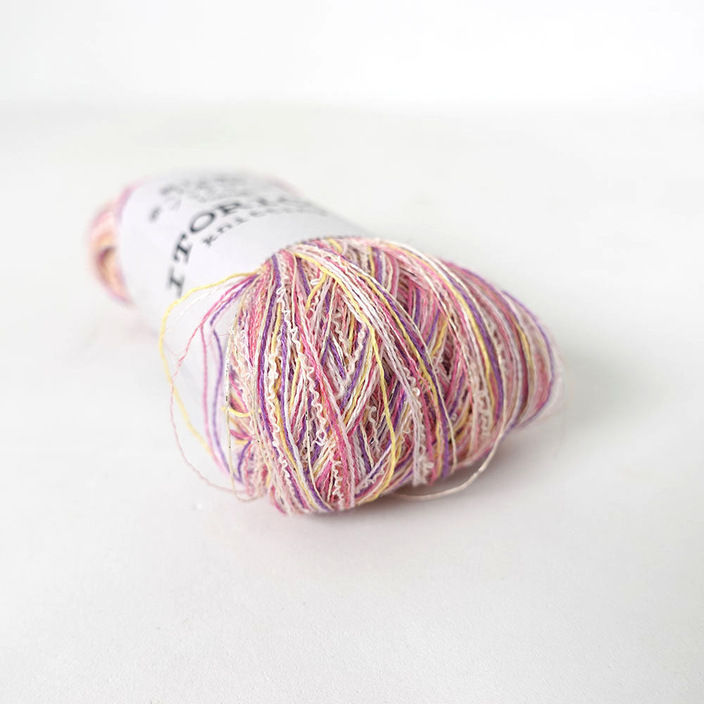 Sock yarn small roll 10g x 5 pack - Wheat straw daisy