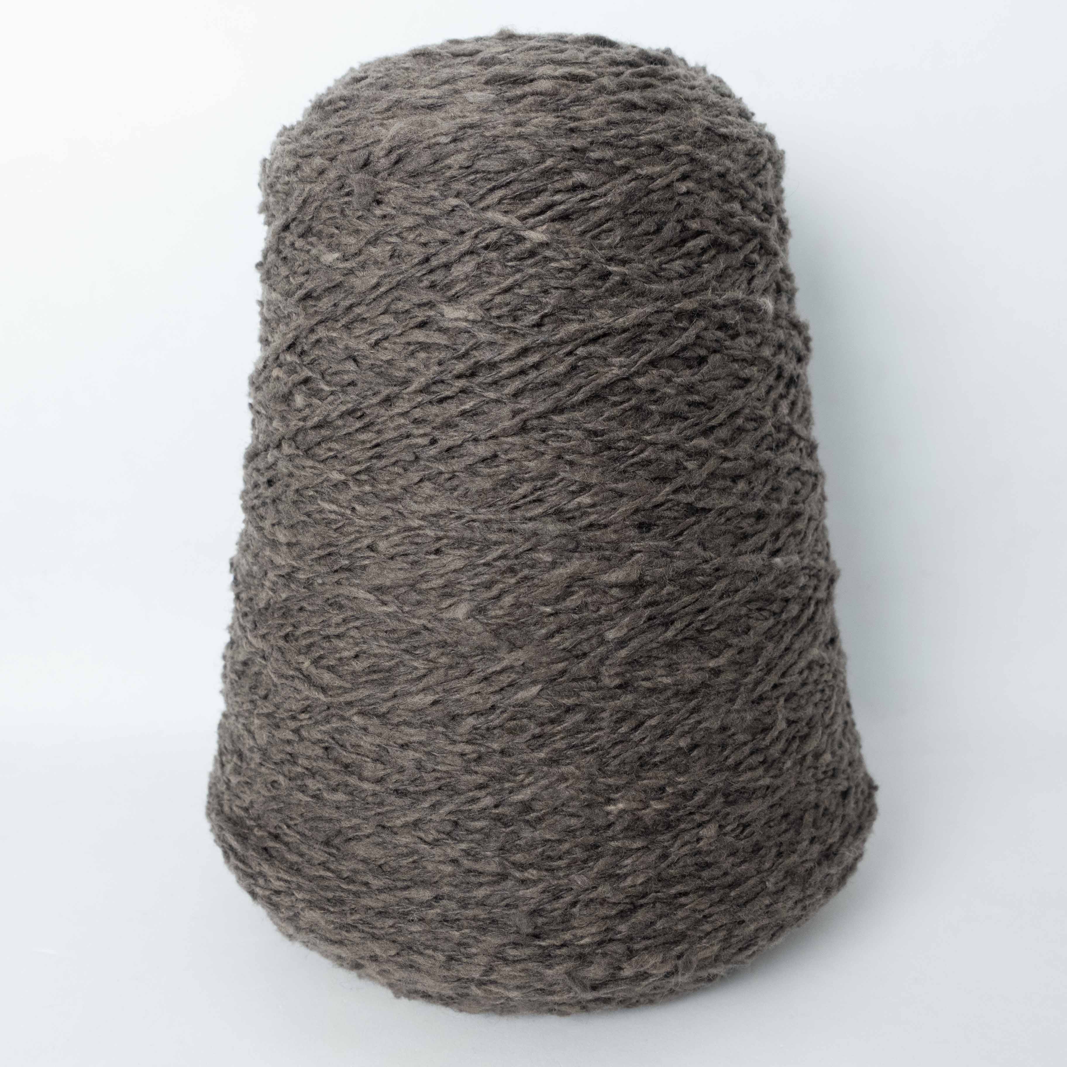 -mid project- Wool blend slub yarn - charcoal