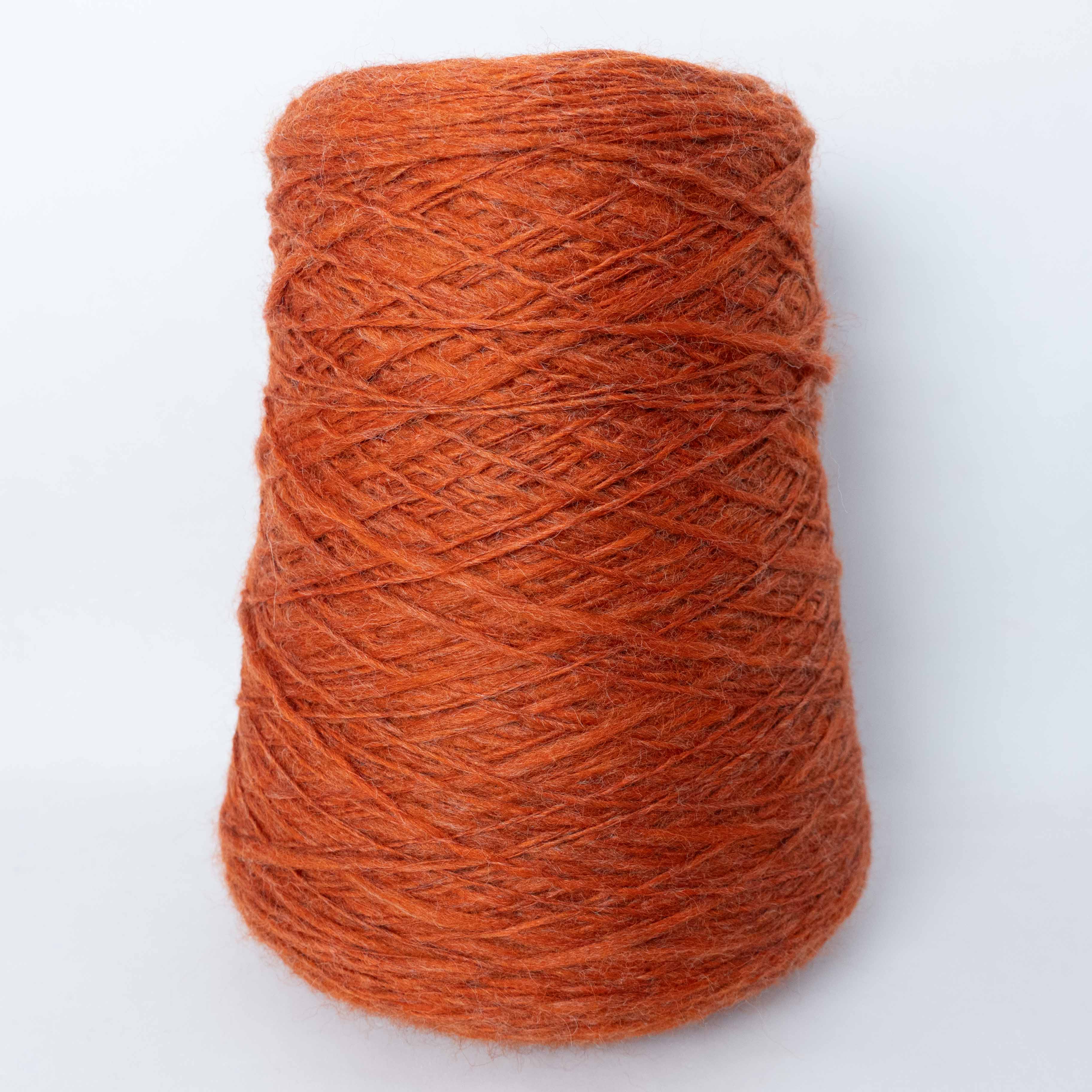-big project- 1/3 British wool slab roving - brick