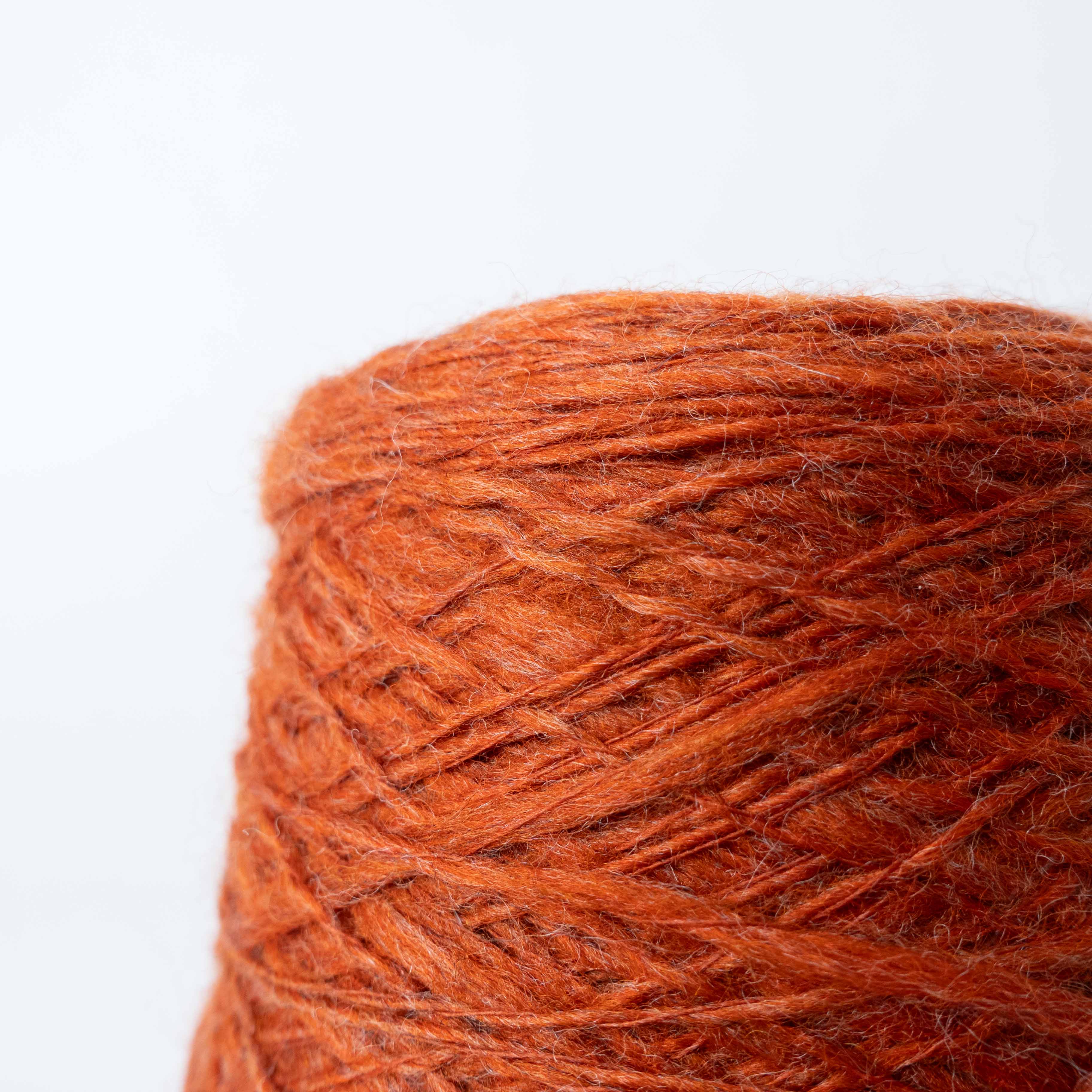 -big project- 1/3 British wool slab roving - brick