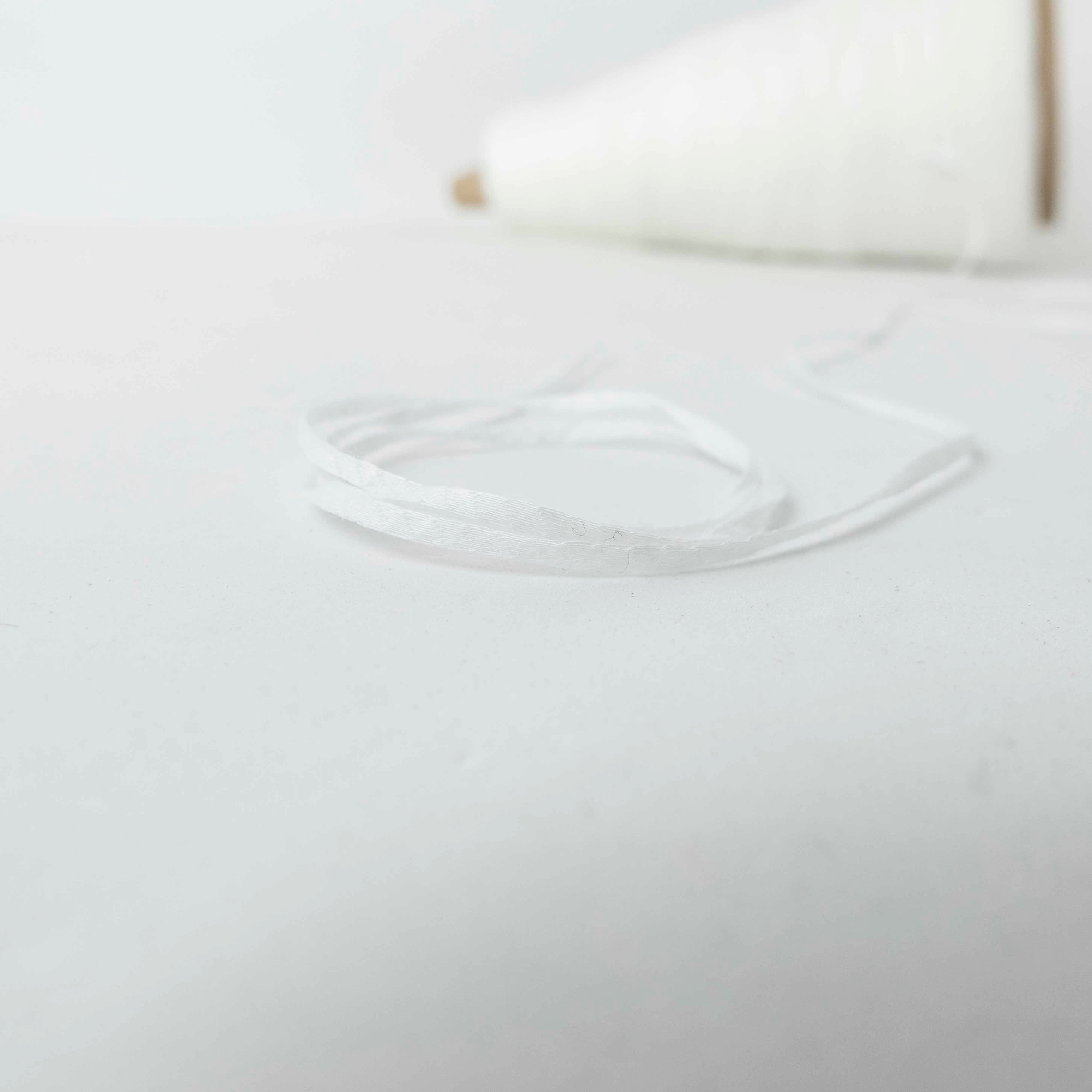 1/3.3 100% Cotton Tape - White