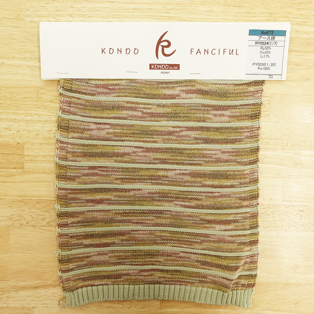 Set of 5 unique knitted fabrics - Life is Beautiful