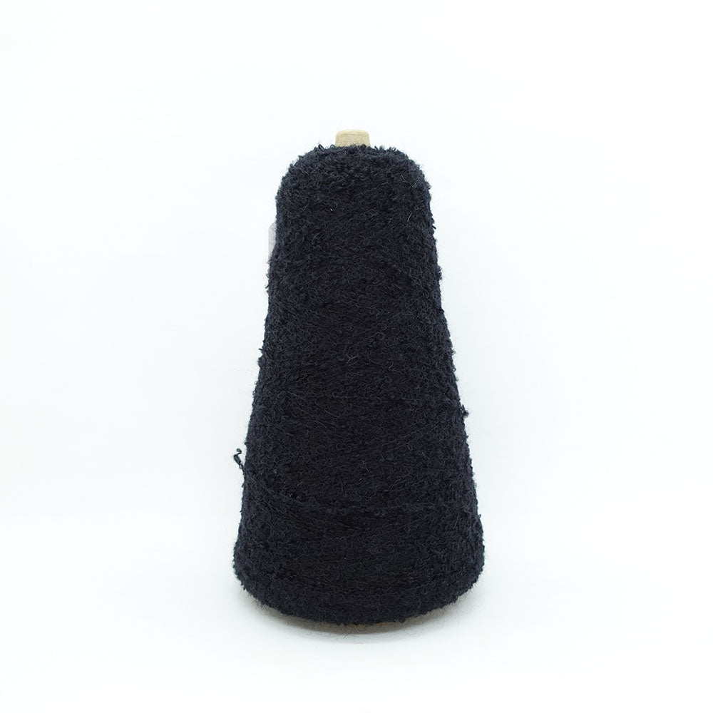 1/8 Fluffy Baby Alpaca Boucle - Black