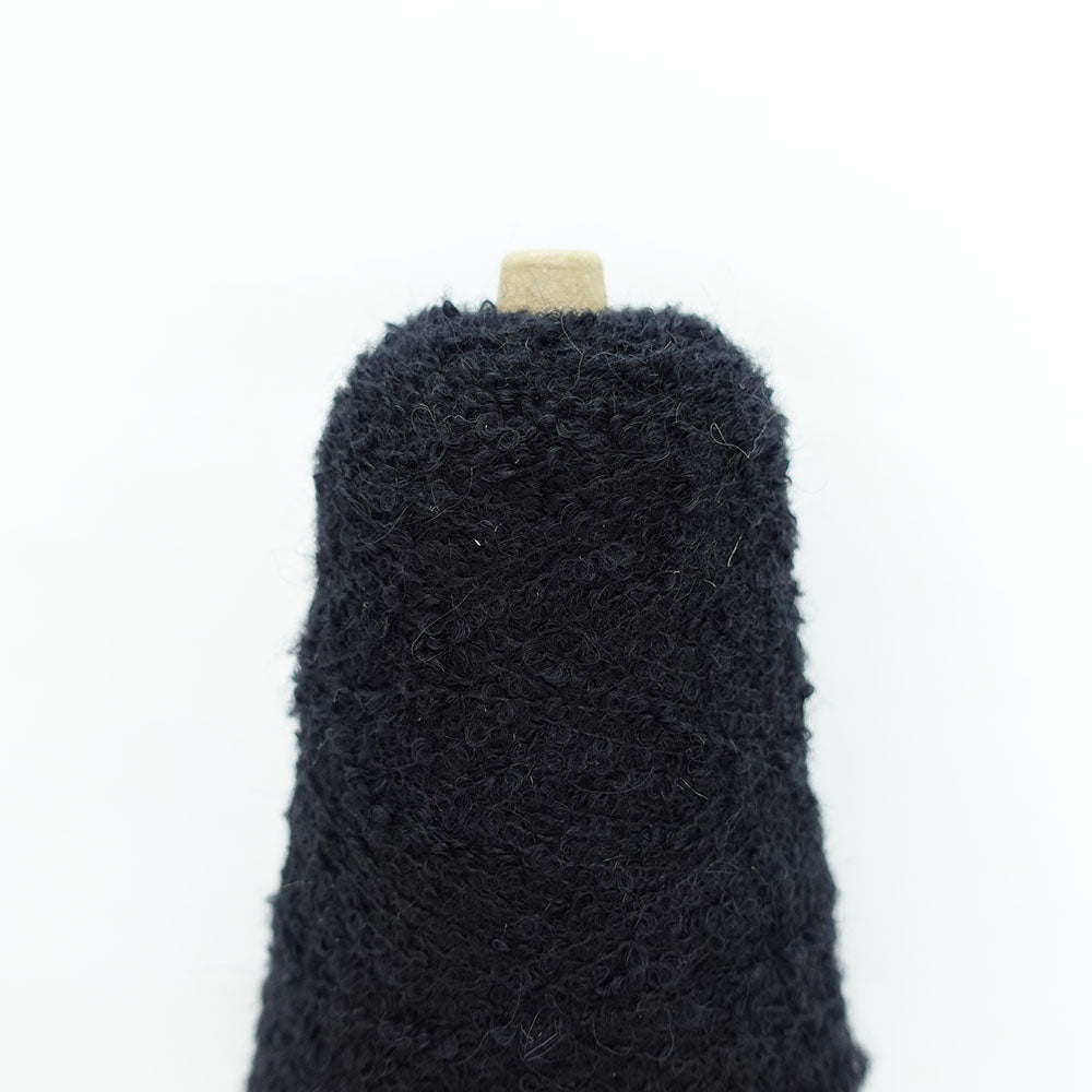 1/8 Fluffy Baby Alpaca Boucle - Black