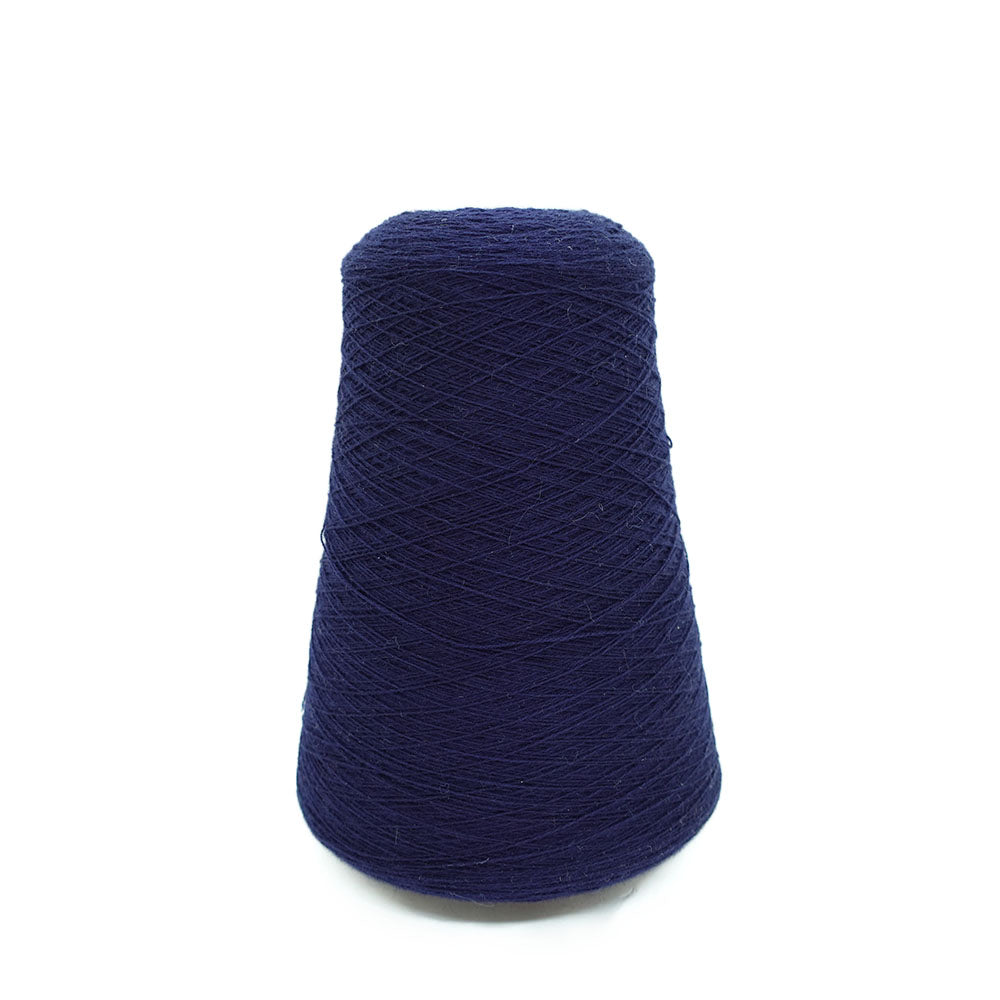 -mid project- 2/40 FRAN italy (ウールカシミヤ)- dark navy