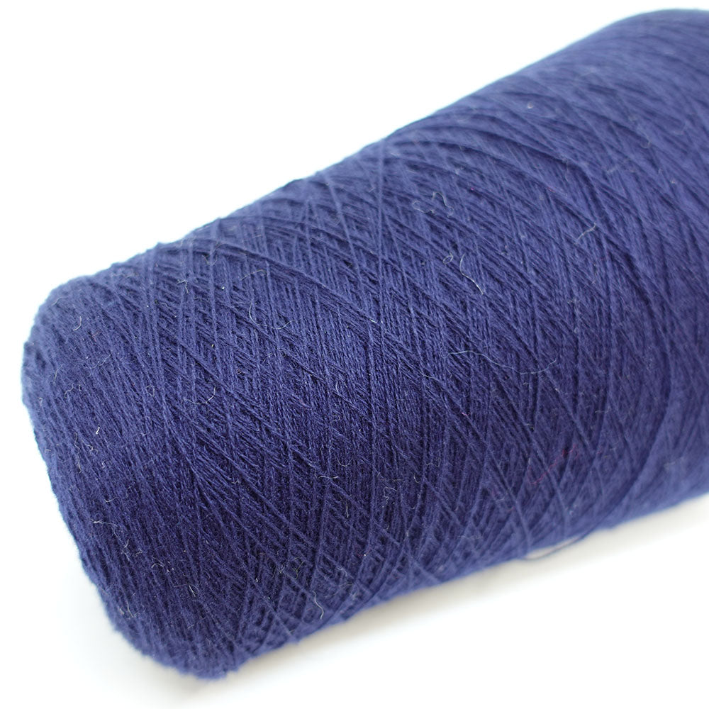 -mid project- 2/40 FRAN italy (ウールカシミヤ)- dark navy