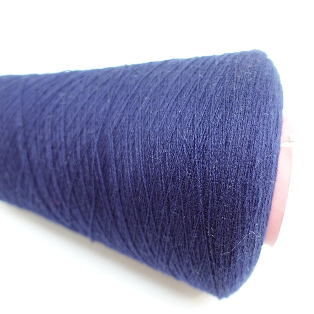 -mid project- 2/40 FRAN italy (ウールカシミヤ)- dark navy