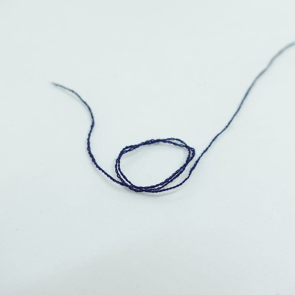 -mid project- 2/40 FRAN italy (ウールカシミヤ)- dark navy