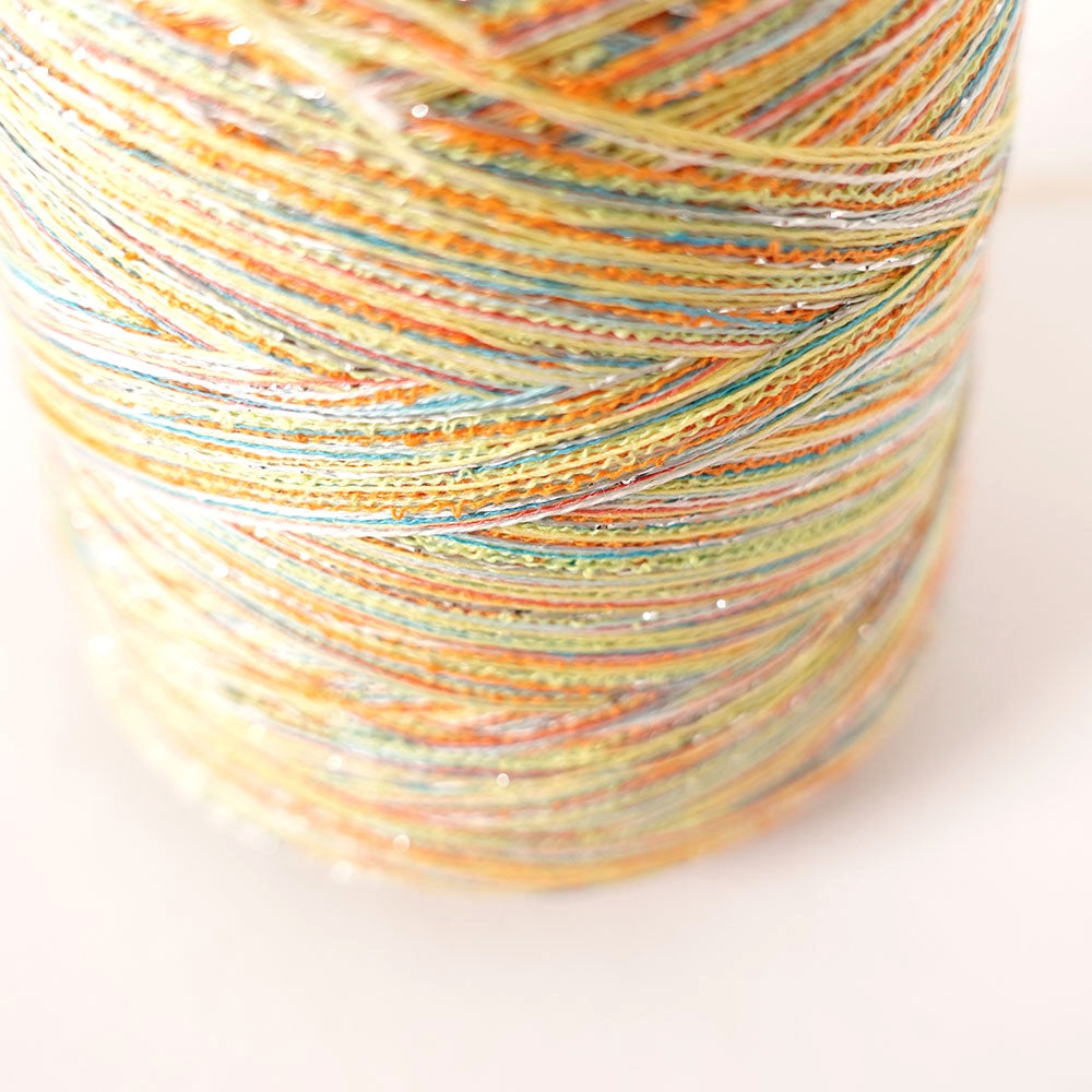 COTTON SOCK YARN CT240728-3 (sock yarn) (with glitter)