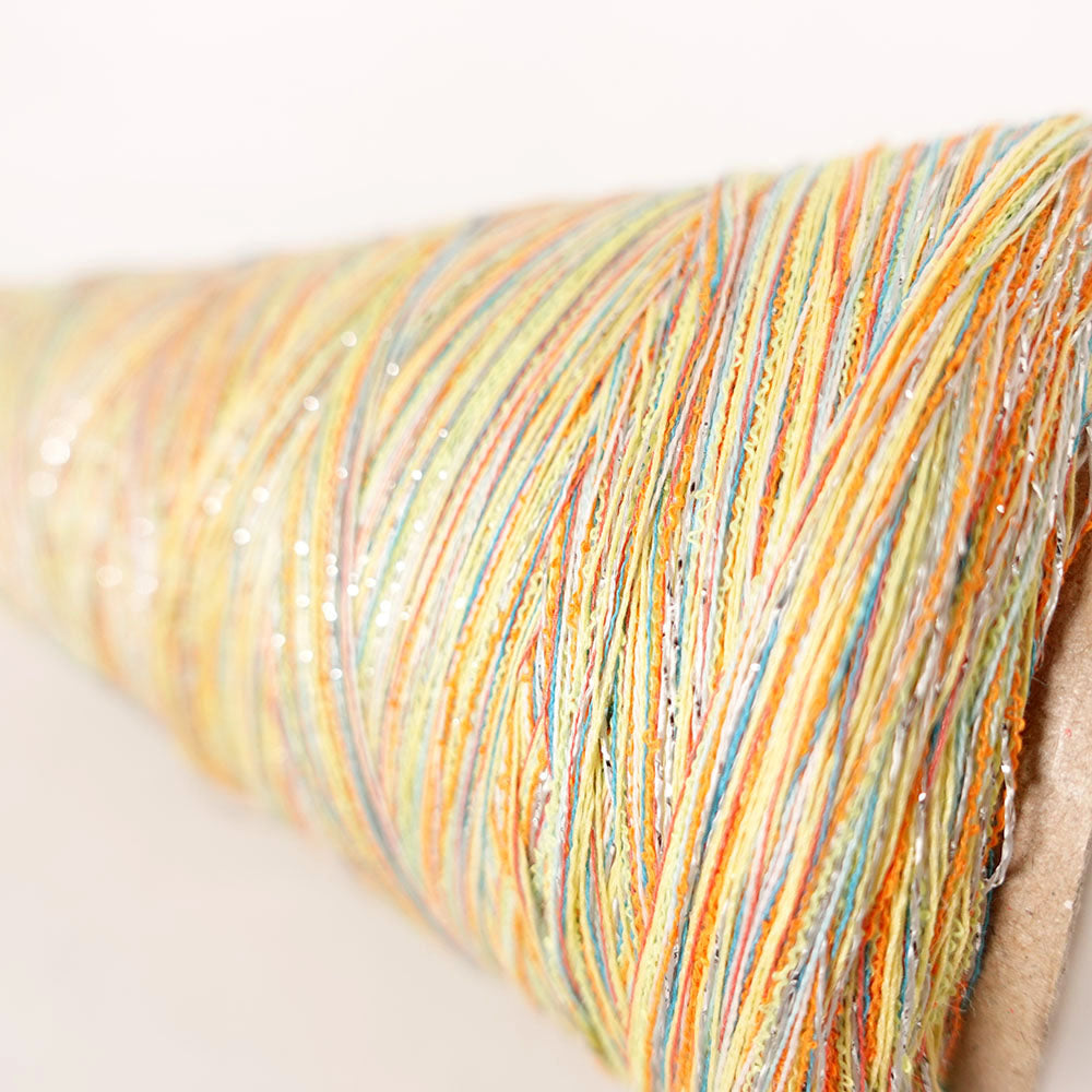 COTTON SOCK YARN CT240728-3 (sock yarn) (with glitter)