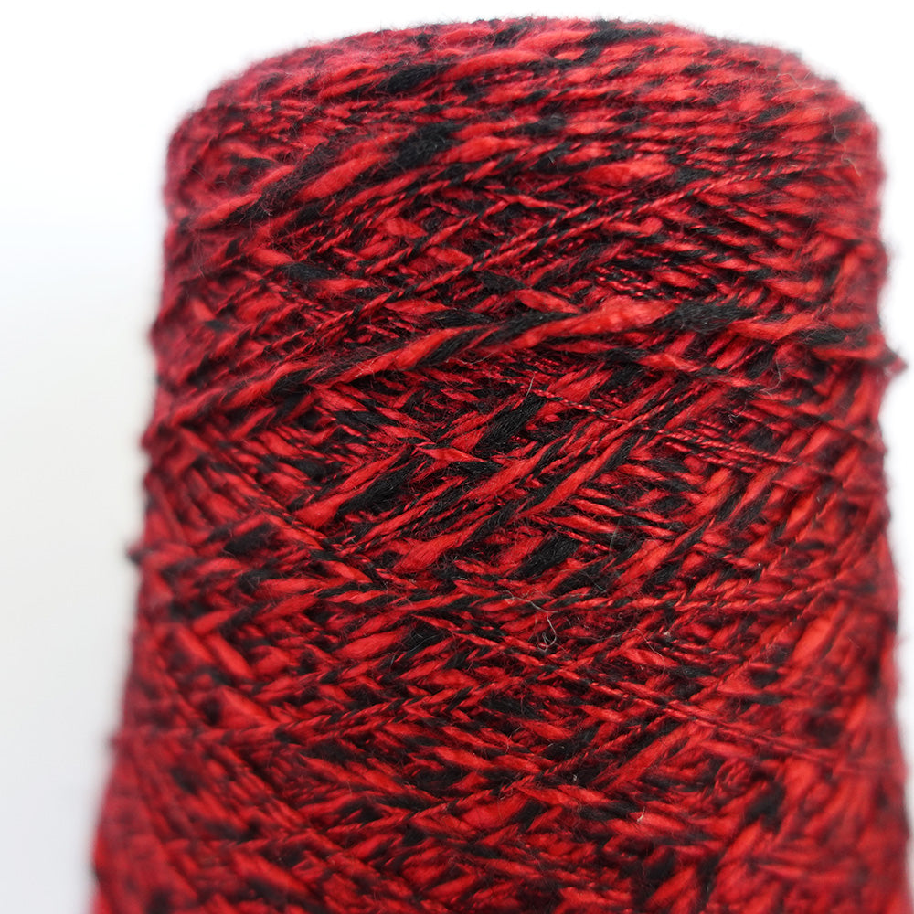 -mid project- 1/5 wool acrylic - red line