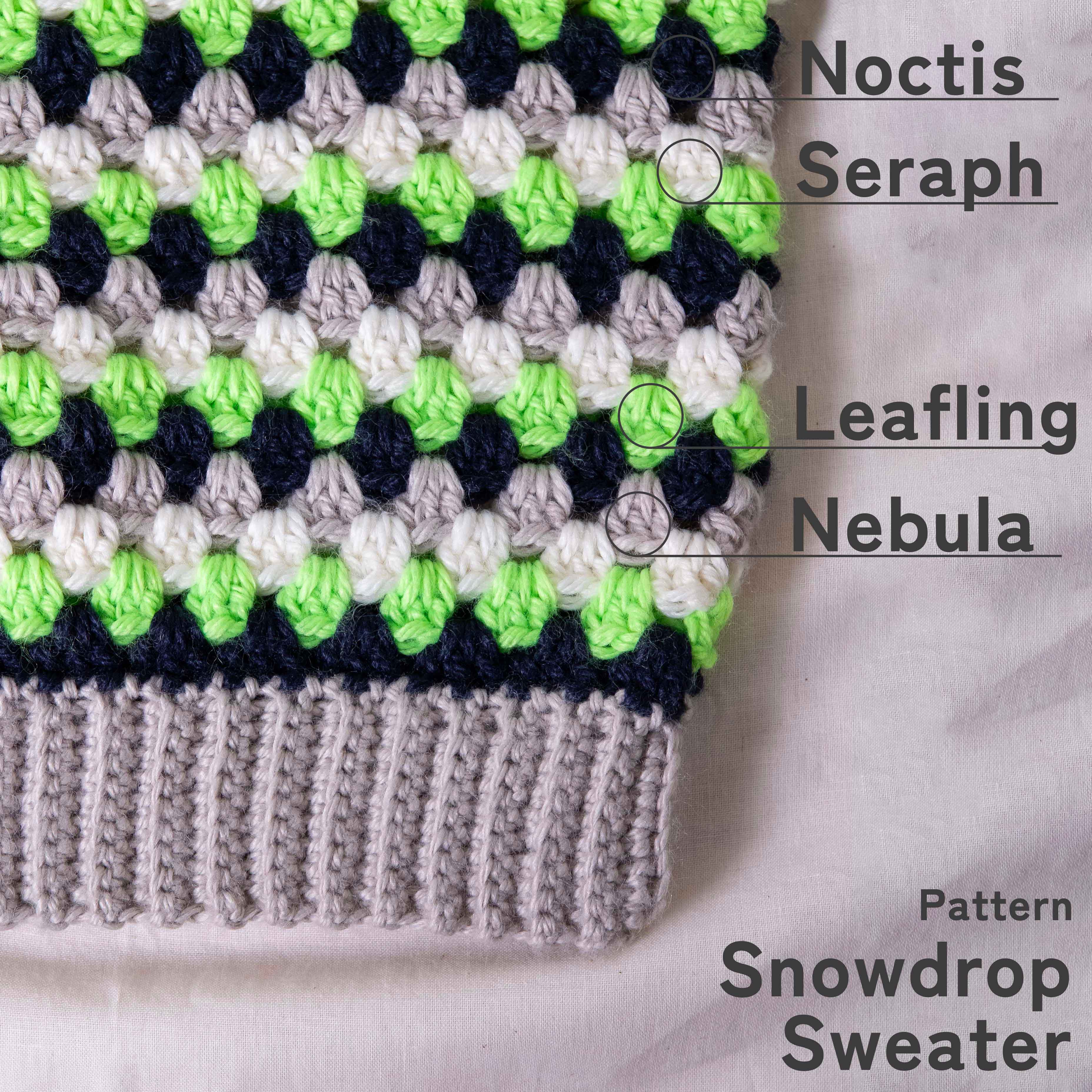 [Pattern] Snowdrop Sweater designed by Kidukiya Nishi (Snowdrop Sweater) [PDF] [With instructional video]