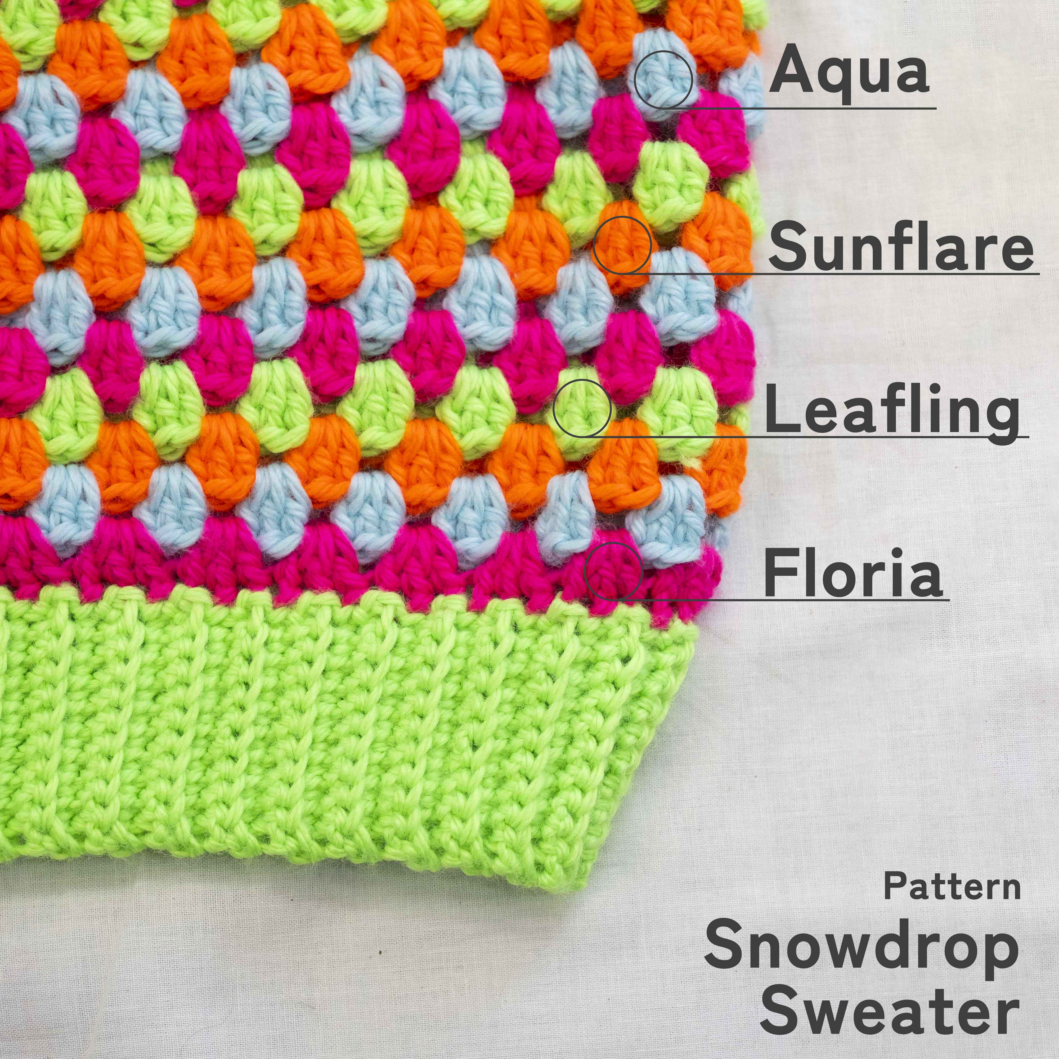 [Pattern] Snowdrop Sweater designed by Kidukiya Nishi (Snowdrop Sweater) [PDF] [With instructional video]