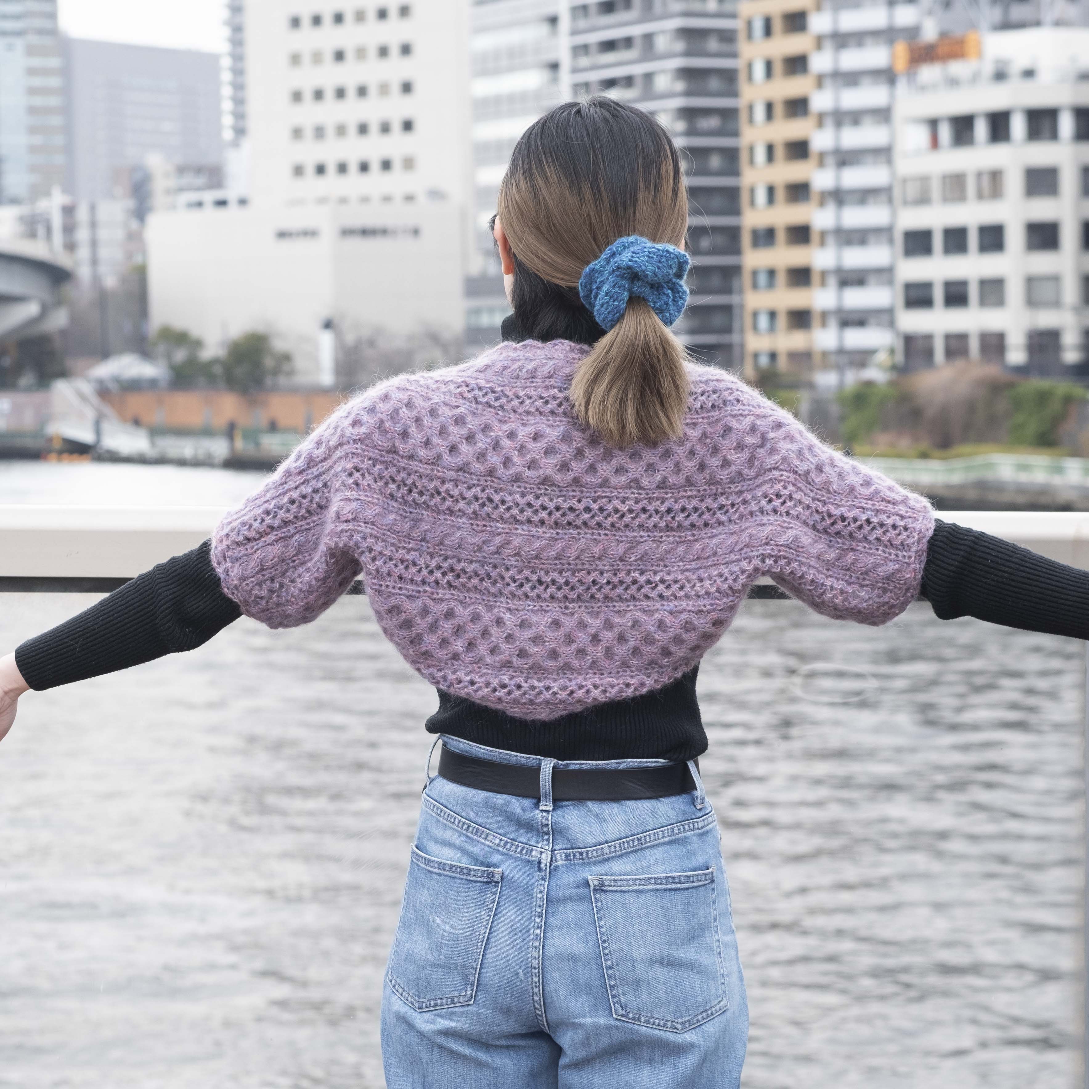 【パターン】モフモフ3wayショール designed by 小倉美帆【PDF】