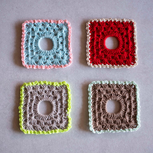 2月24日｜かぎ針編みの基本で編める！グラニースクエアシュシュWS@シブヤ手芸部（渋谷スクランブルスクエア9階）