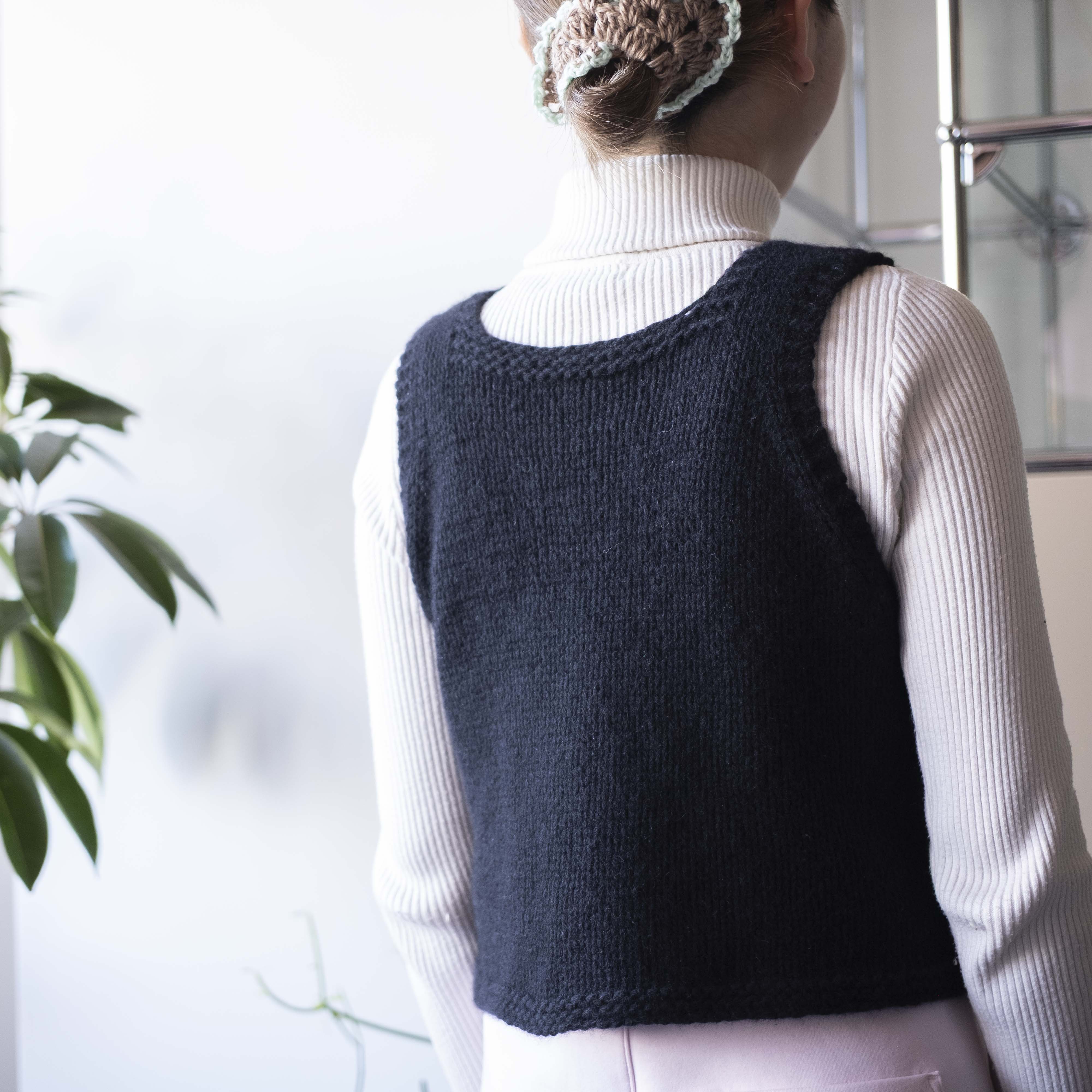 [Pattern] Vanilla V-neck Vest [PDF]