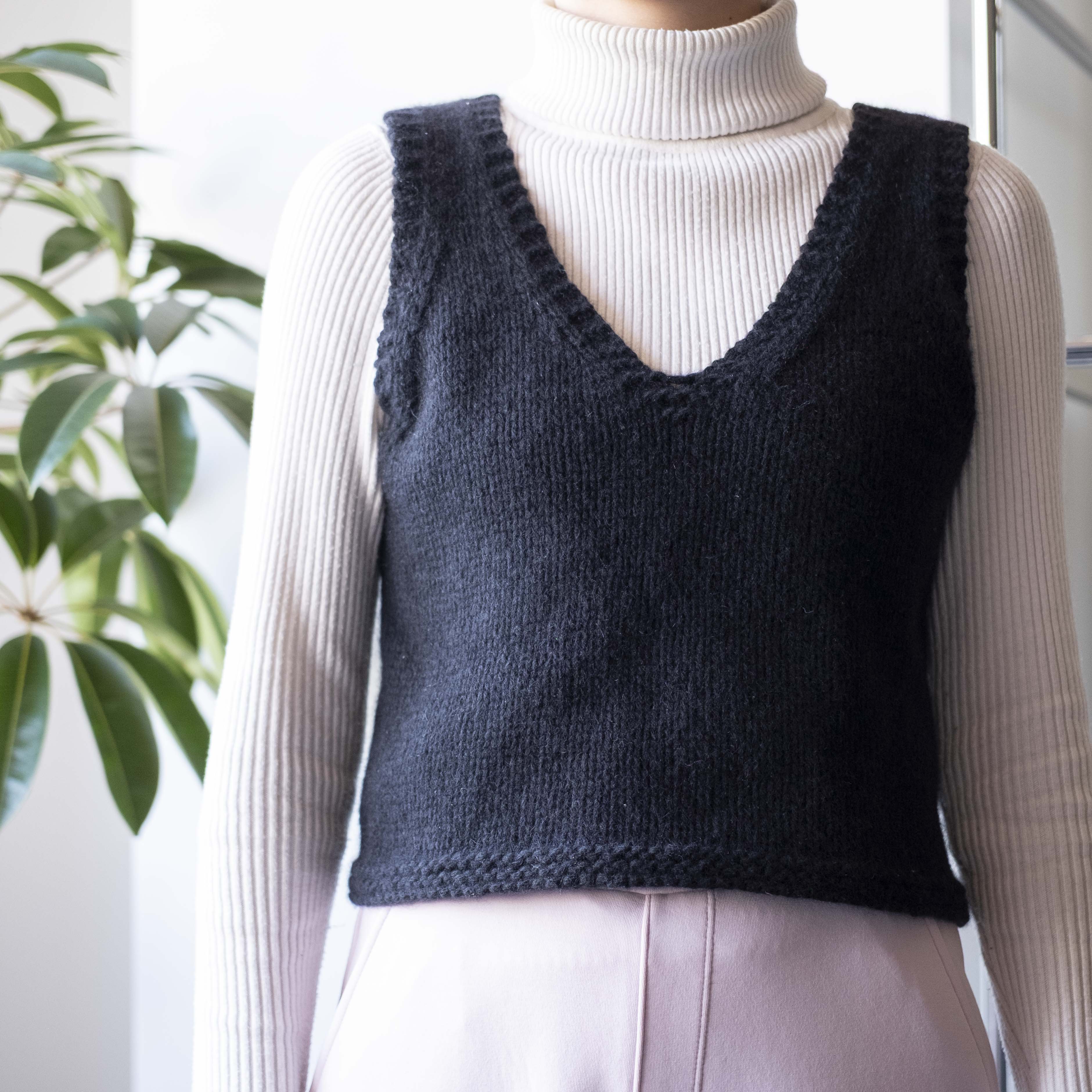 Pattern] Vanilla V-neck Vest [PDF]