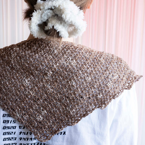 【🔺三角月間🔻】Earth Chocolateで編む、Yuzuki Shawlセット