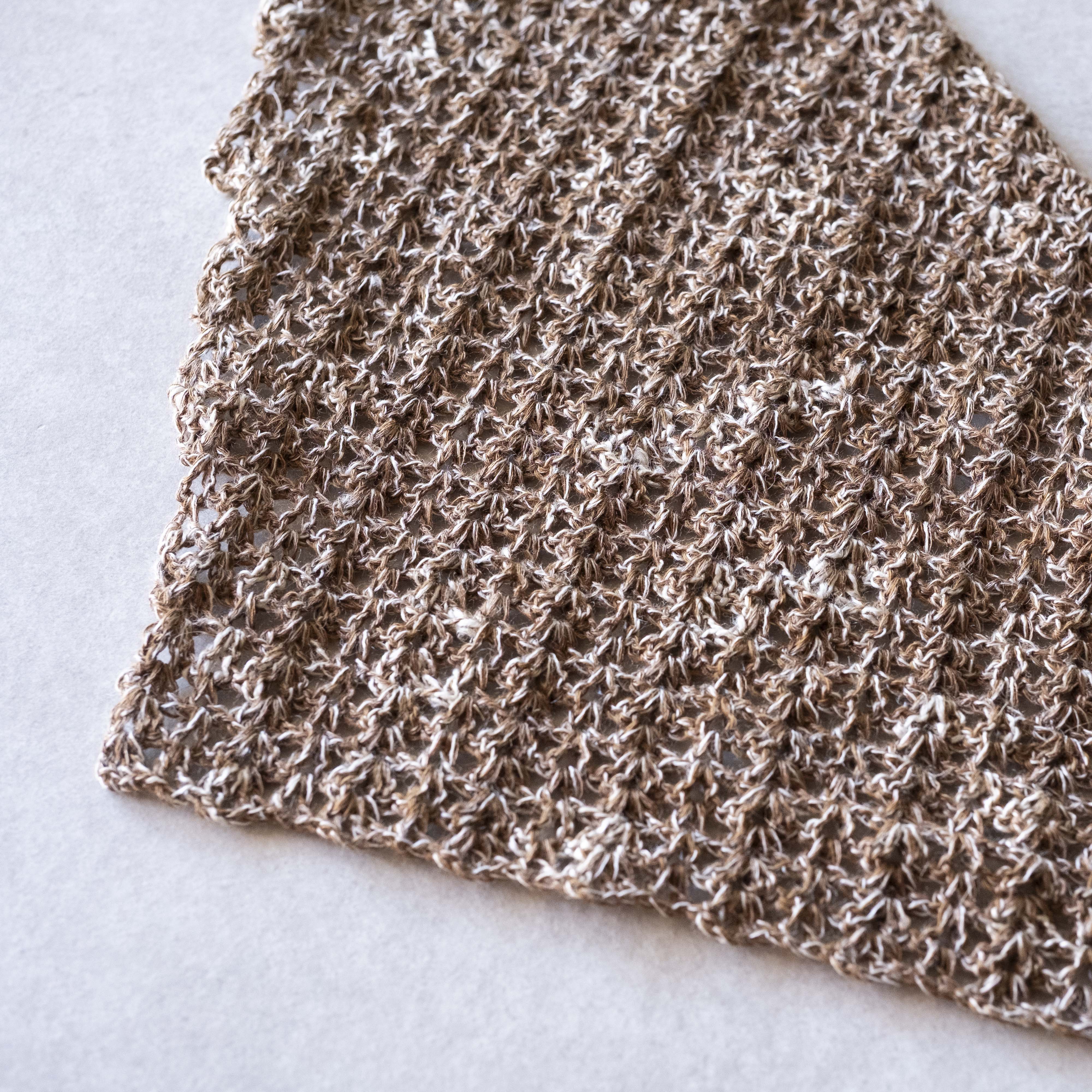 🔺三角月間🔻】Earth Chocolateで編む、Yuzuki Shawlセット