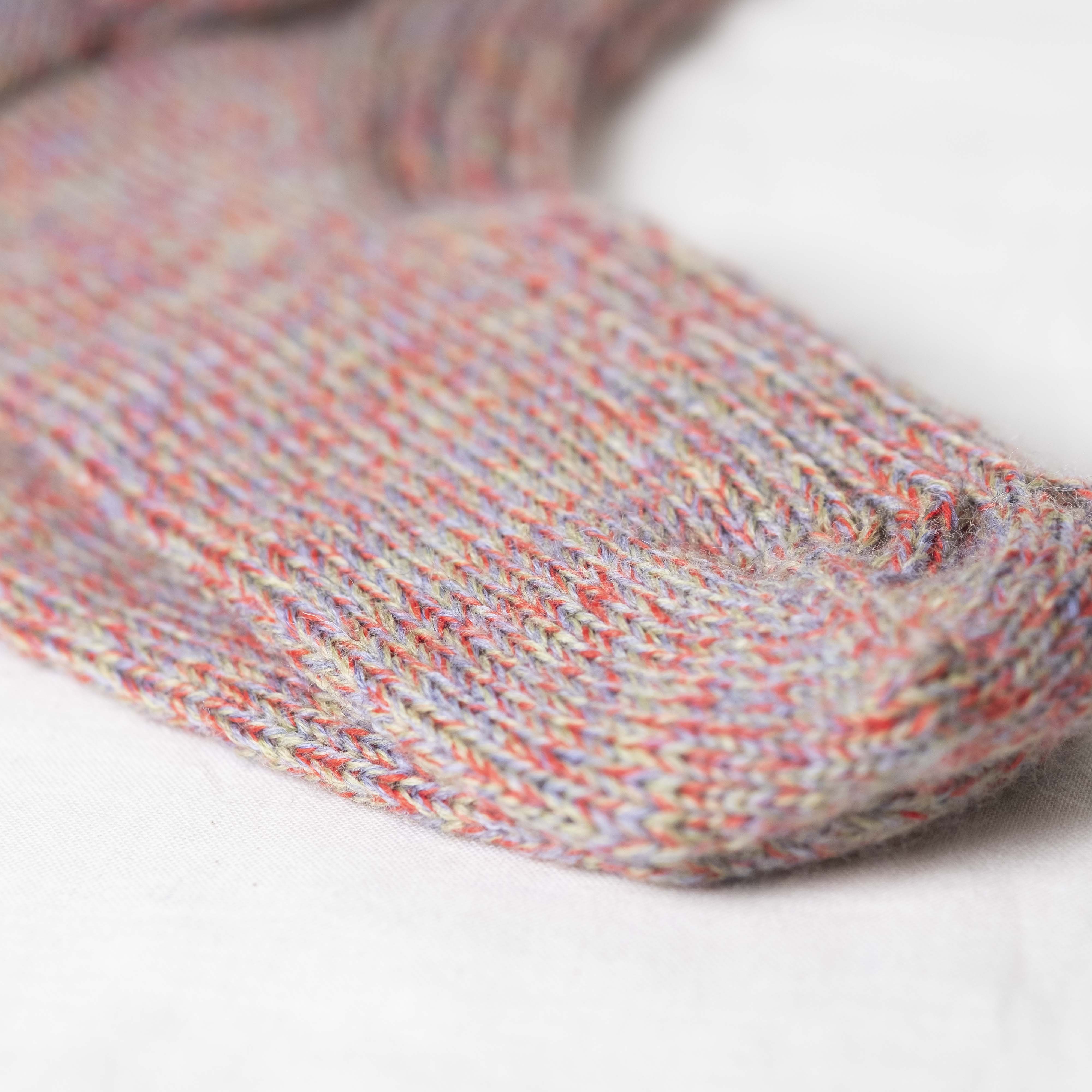 4月25日 PM｜文章パターンで編む！引き揃え糸の靴下編み