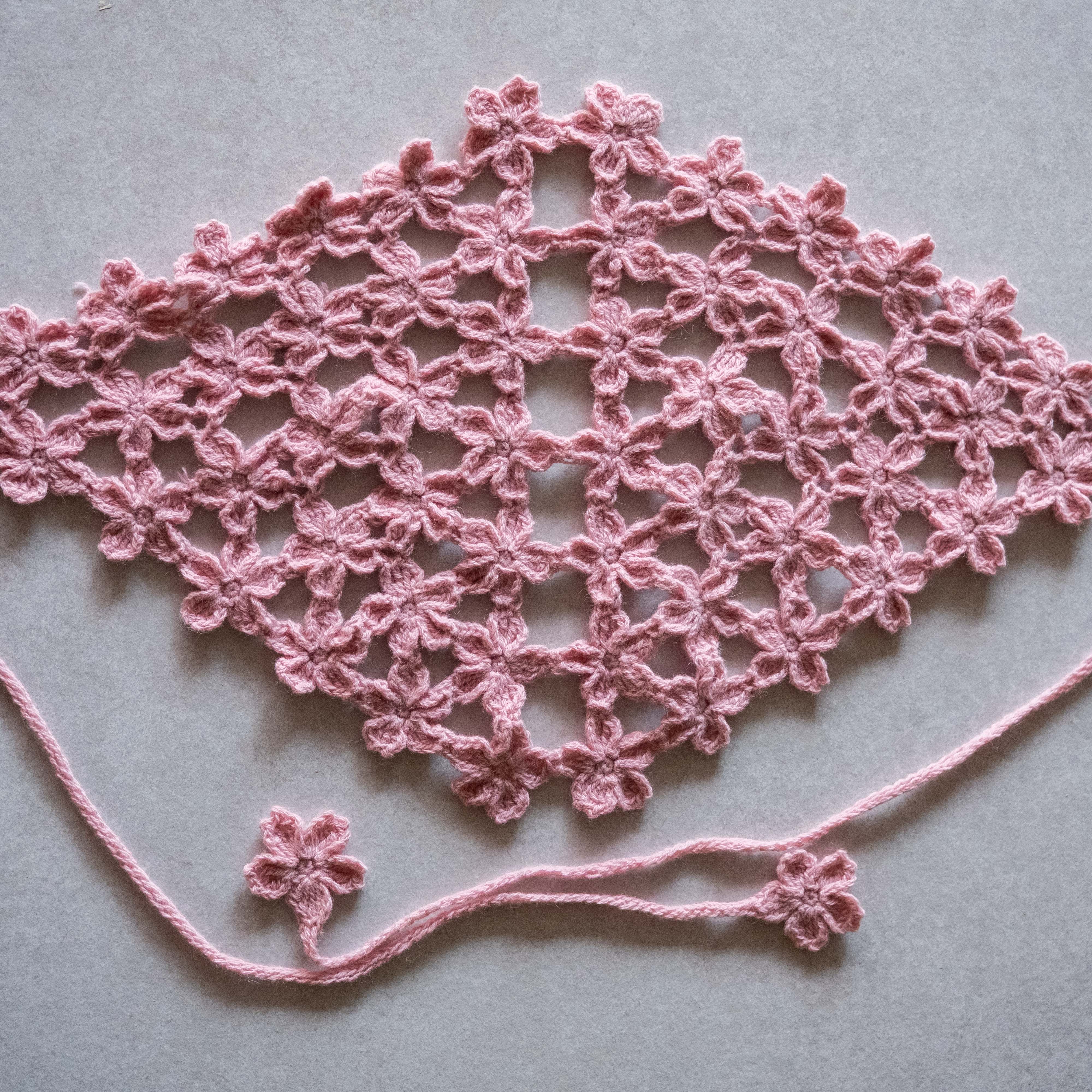 [Pattern] Sakura Babushka & Scarf [PDF]