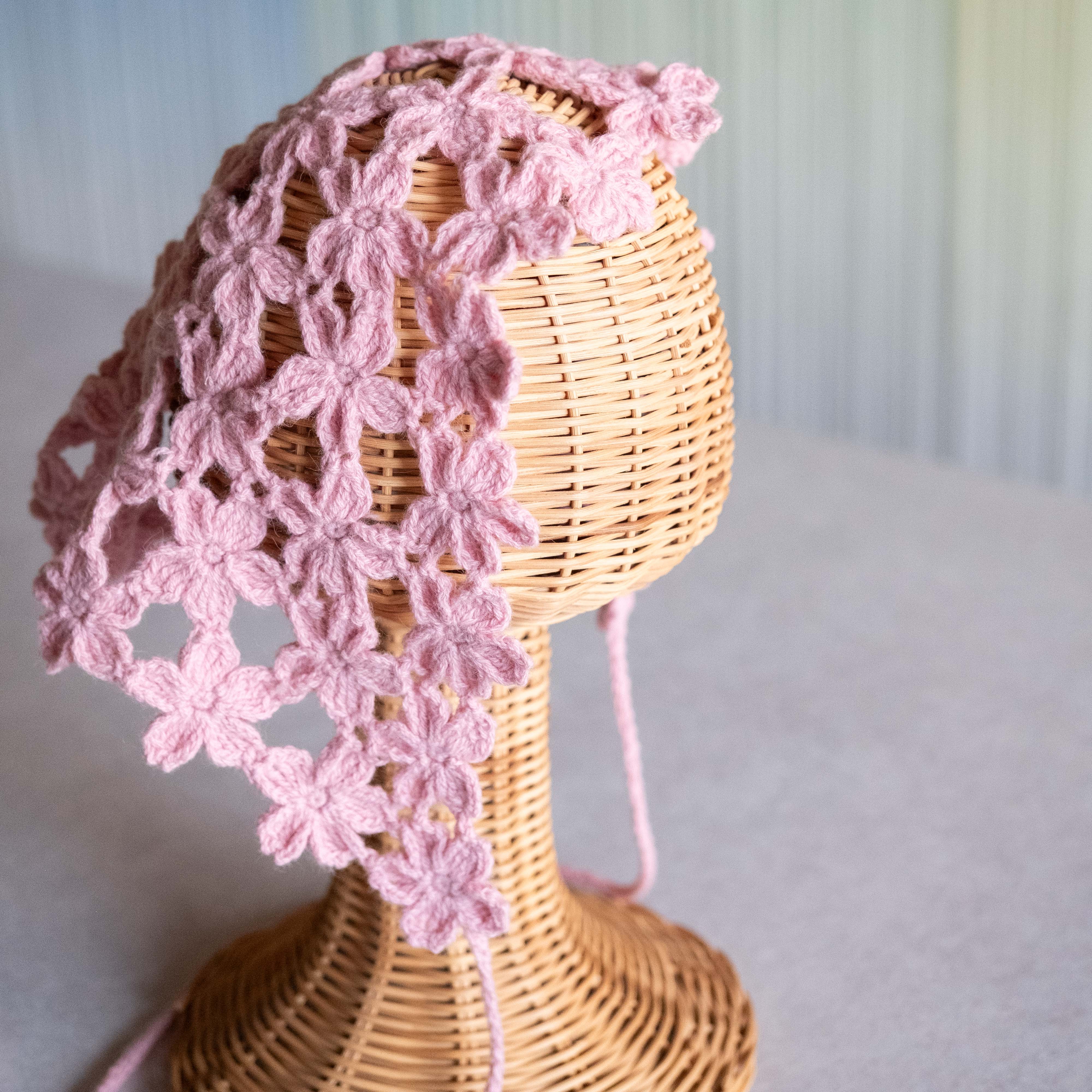[Pattern] Sakura Babushka & Scarf [PDF]