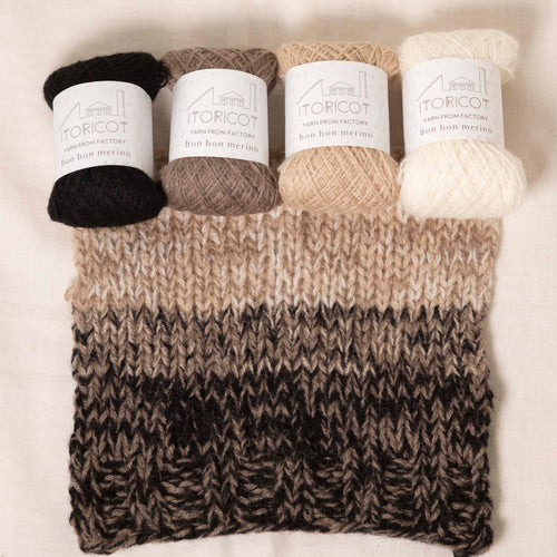Twin Peak Beanie Set – ESPRESSO GRADATION ver. –【セット】