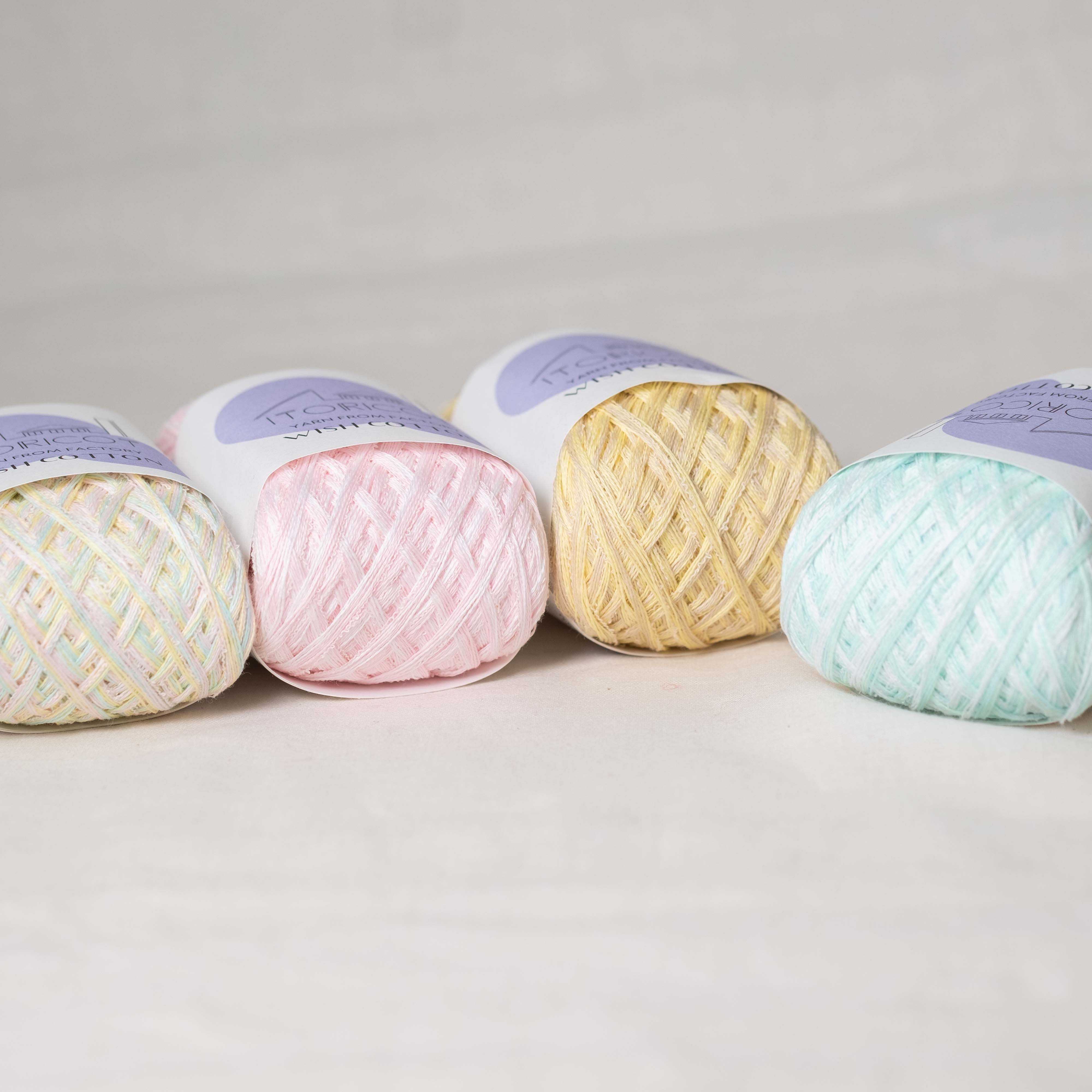 [30g / 100g Random Pack] WISH COTTON MIXED COLOR 2026 (ITORICOT Original Sock Yarn)