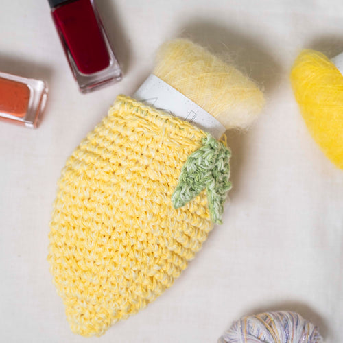 【パターン】Lemon Mini Pouch Charm designed by Nana Komiyama（ポーチチャーム）【PDF】