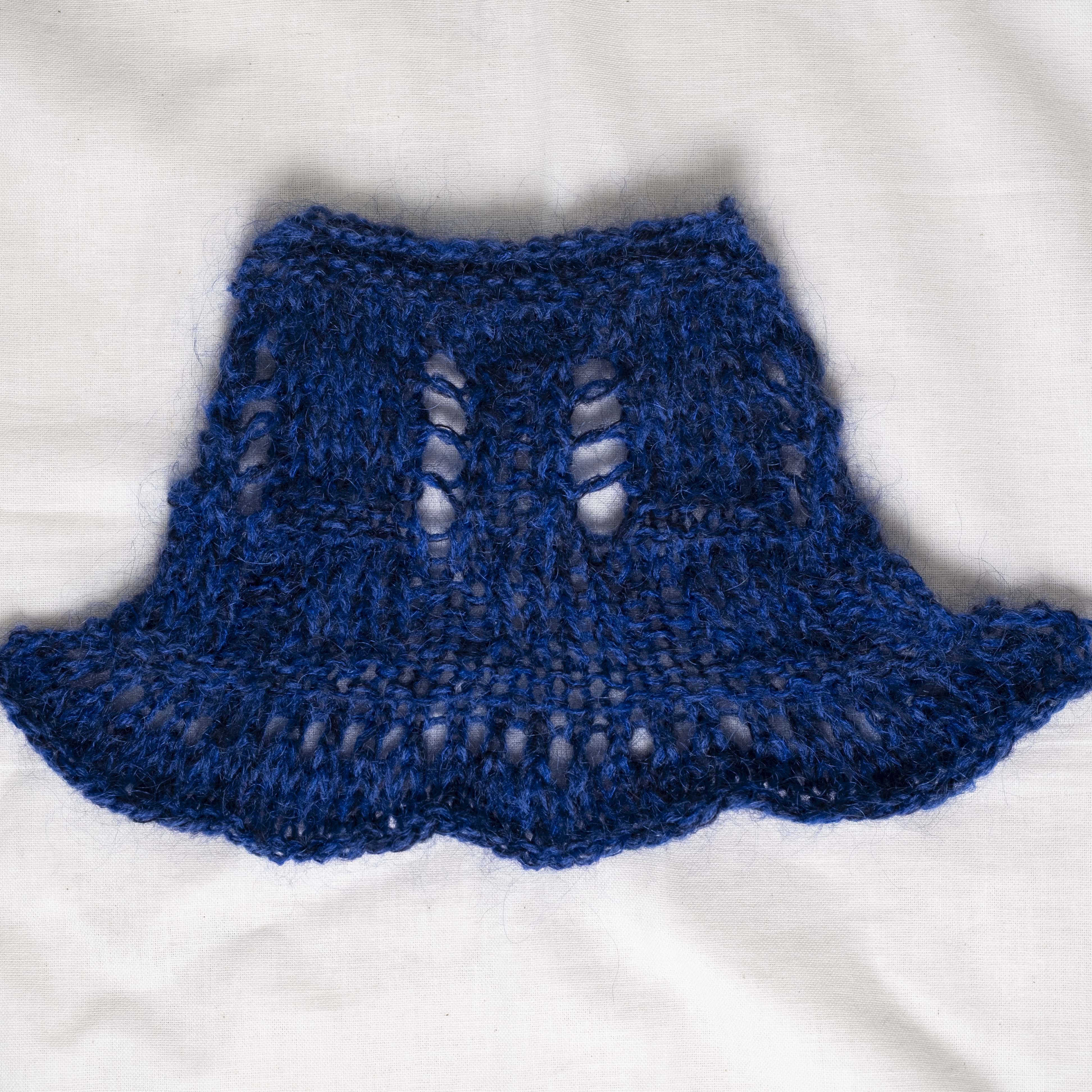 [Free Shawl Pattern] Blue Breeze [Set] (Let's knit blue)