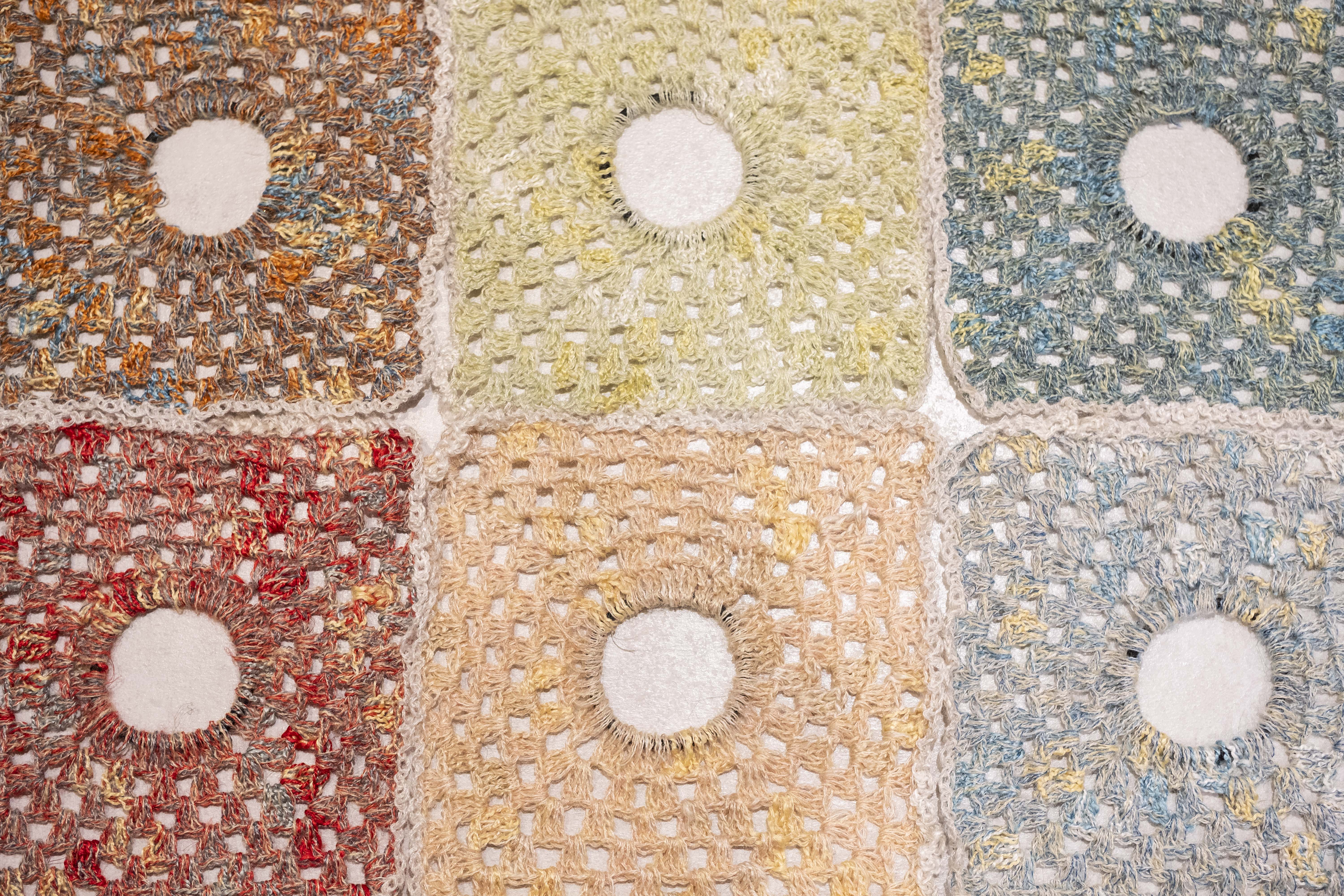 パターン】グラニースクエアシュシュ【PDF】