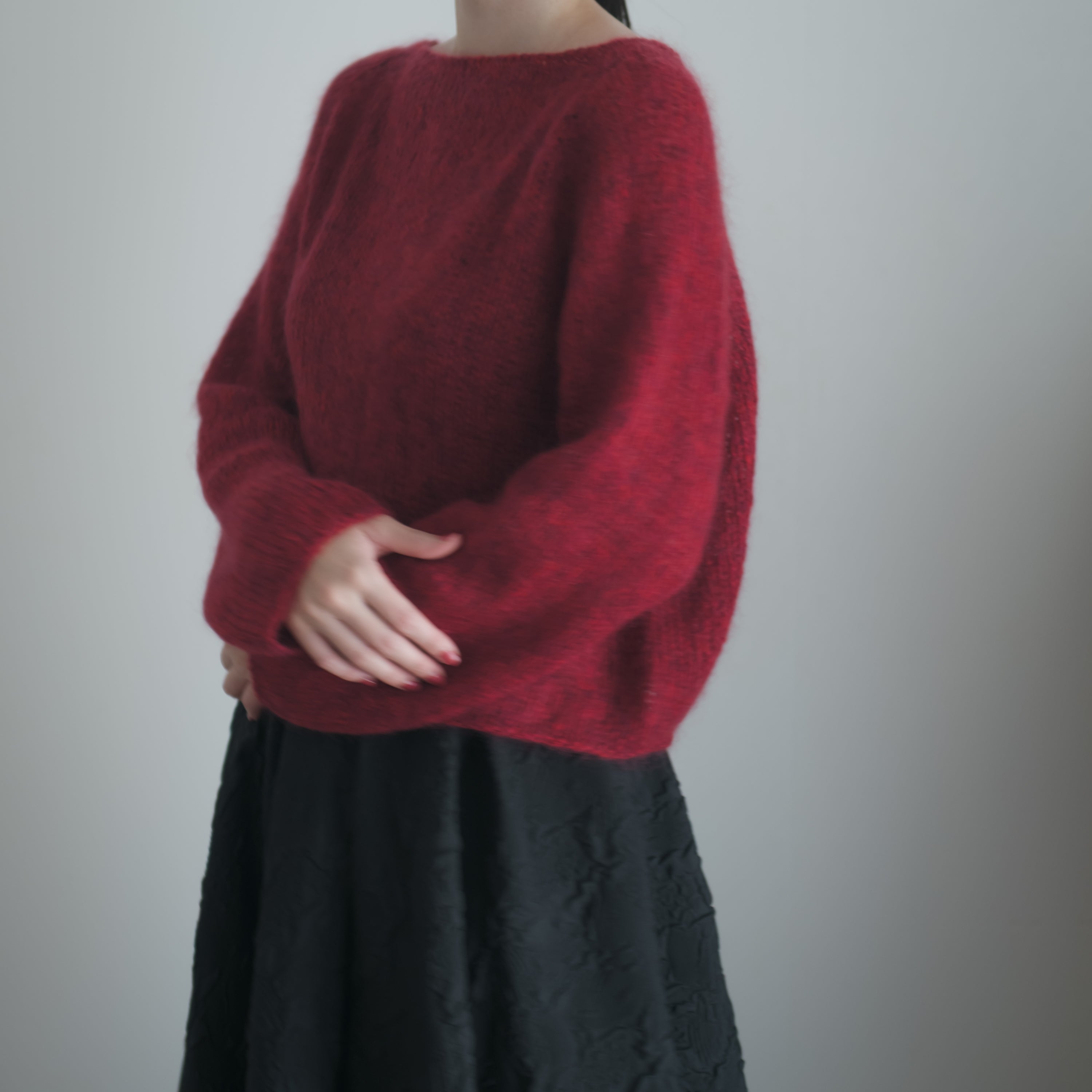 [Text pattern] LONNA SWEATER designed by lumikka [PDF]